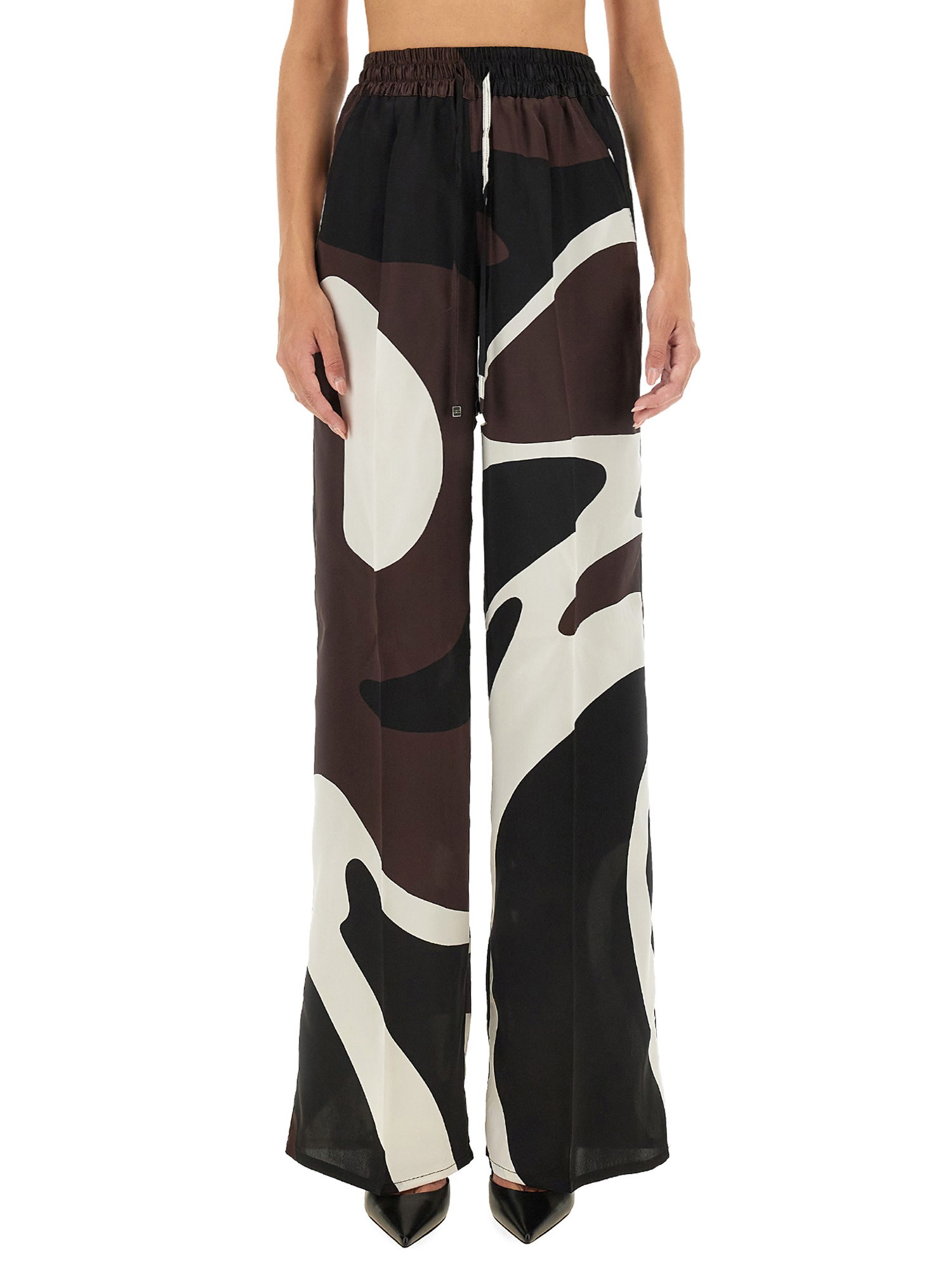 Kiton kiton pants with print