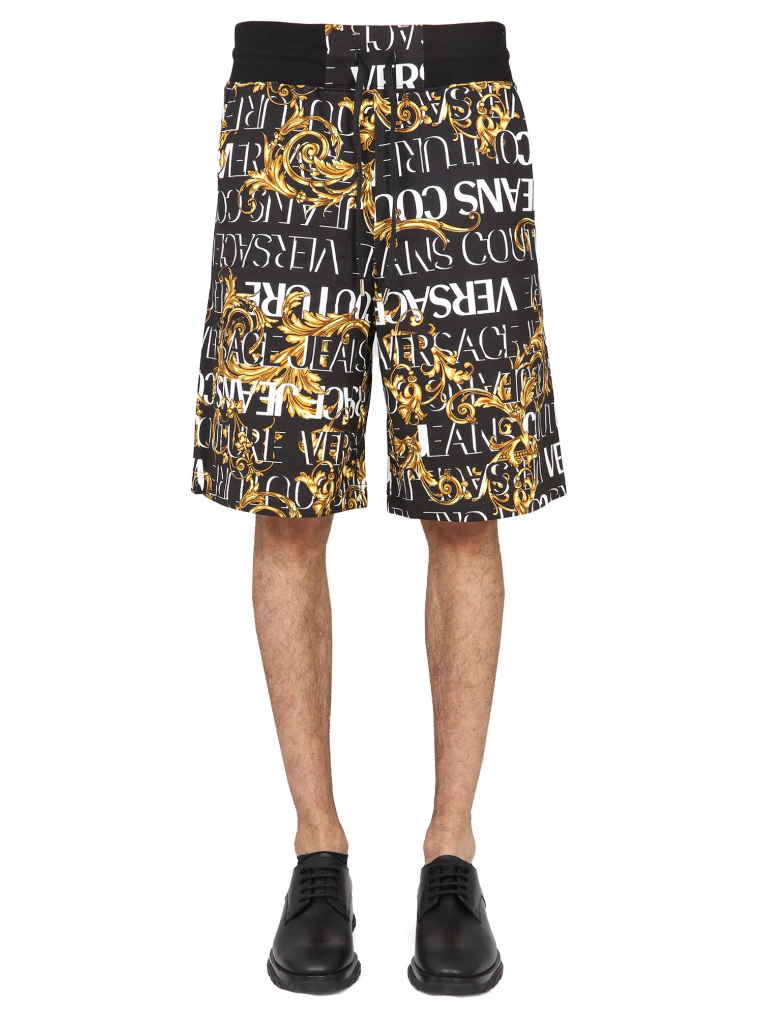 Versace Jeans Couture versace jeans couture bermuda shorts with garland print