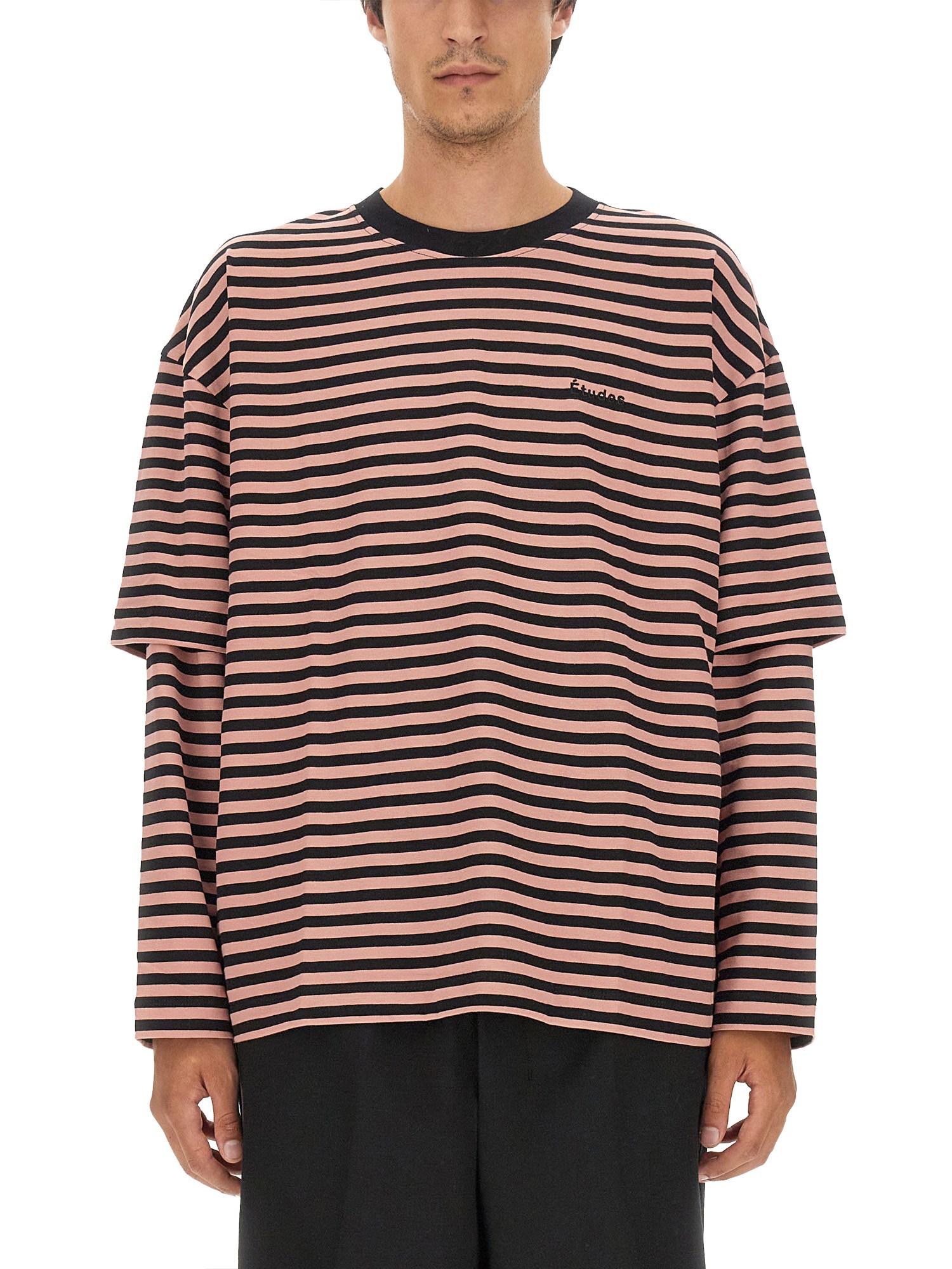 Études études t-shirt with stripe pattern