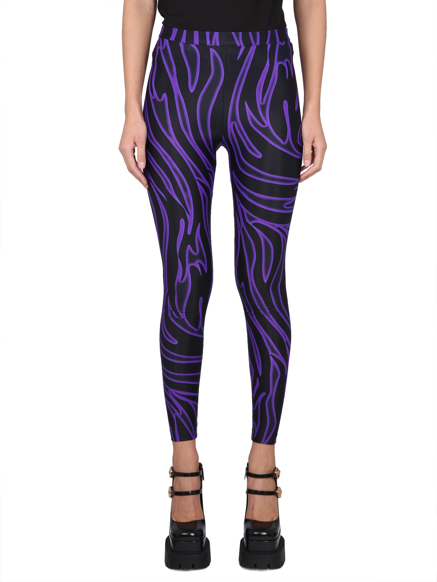 Versace versace jellyfish orchid leggings