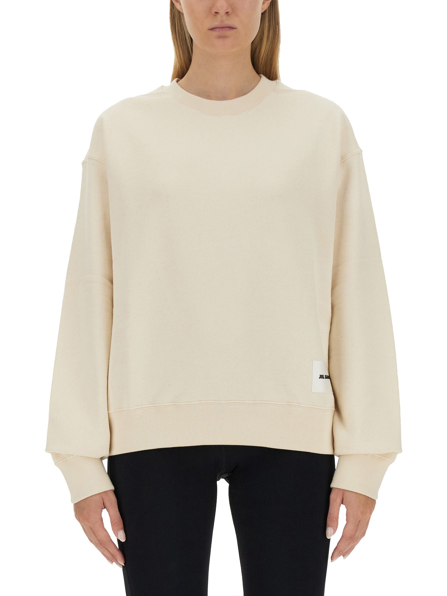 Jil Sander jil sander sweatshirt with logo patch