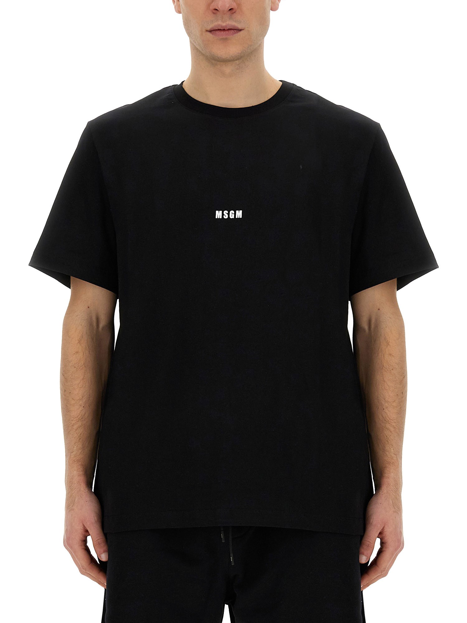 Msgm msgm logo print t-shirt