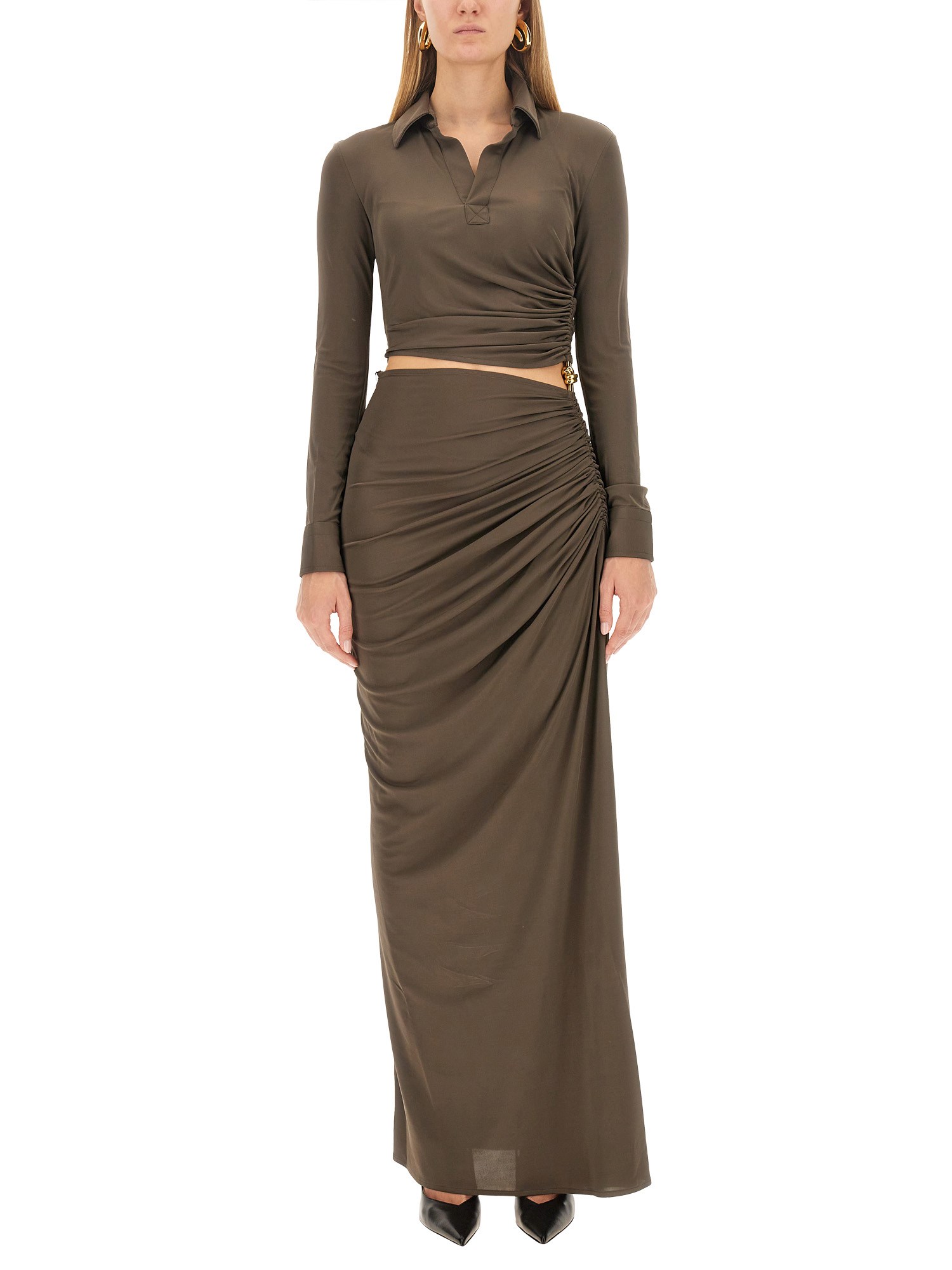 Bottega Veneta bottega veneta long knot dress