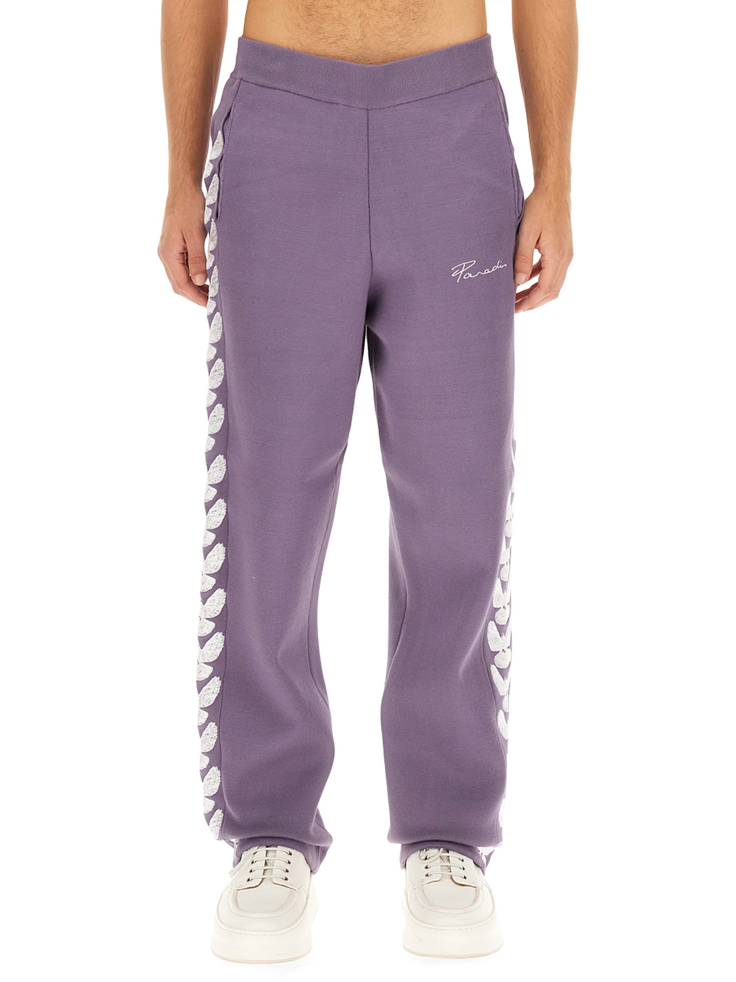 3.paradis 3.paradis jogging pants with logo