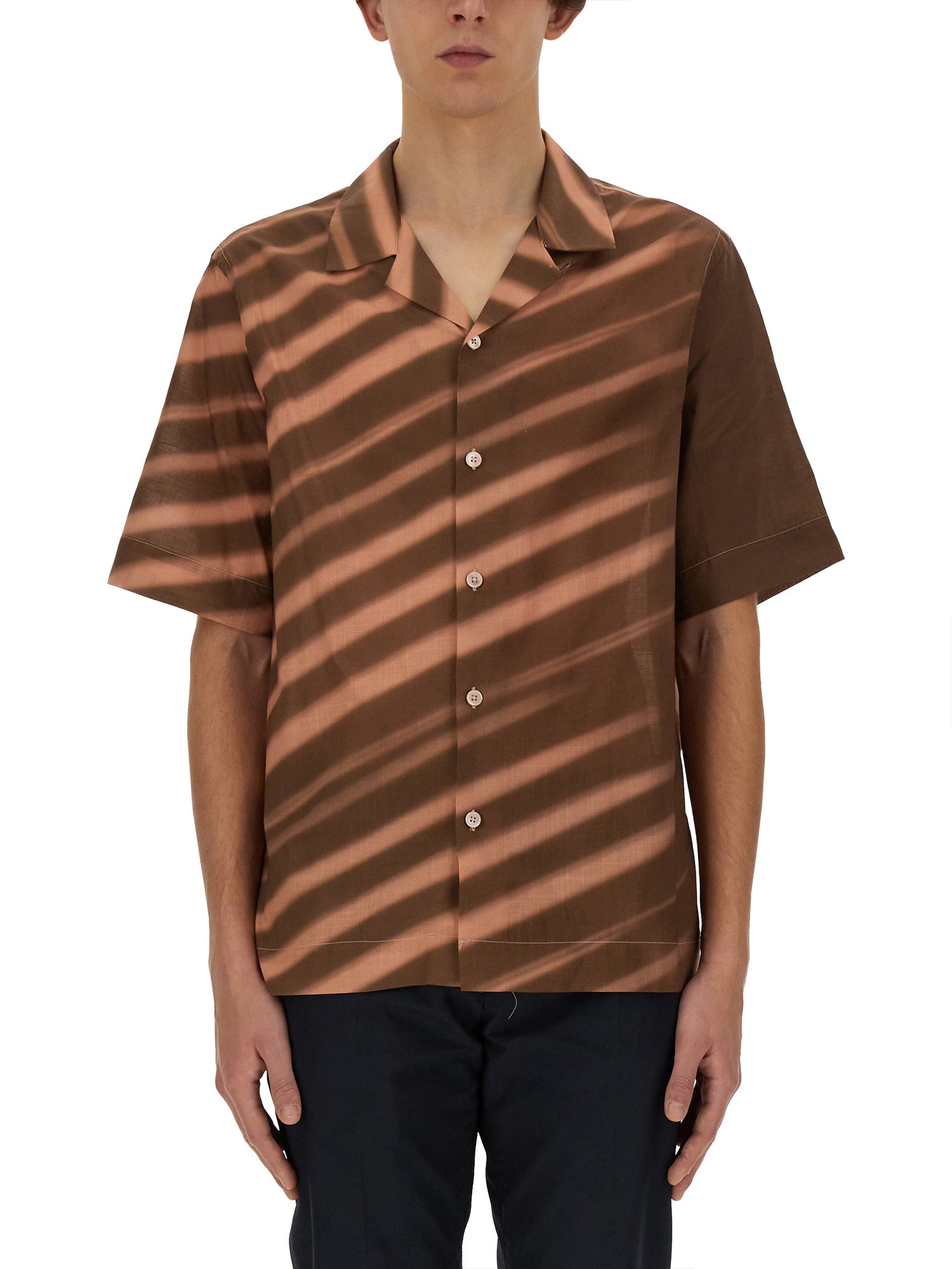 Paul Smith paul smith stripe print shirt