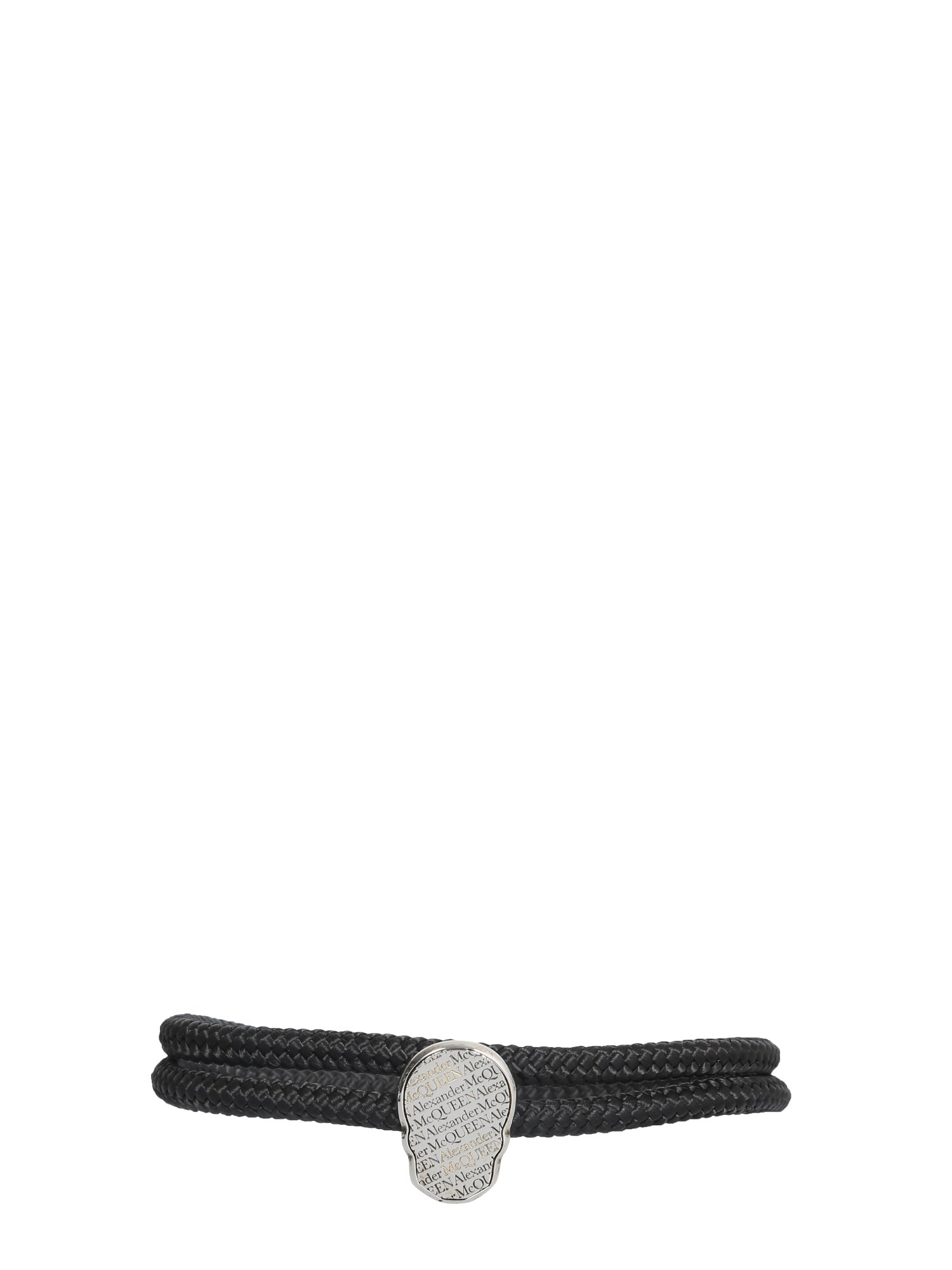 Alexander McQueen alexander mcqueen double round bracelet with skull tag