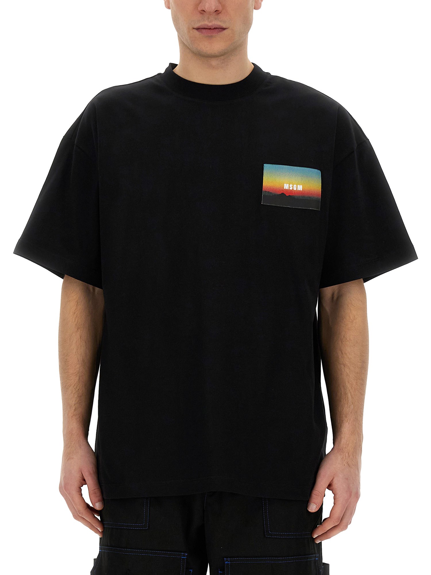 Msgm msgm t-shirt with logo