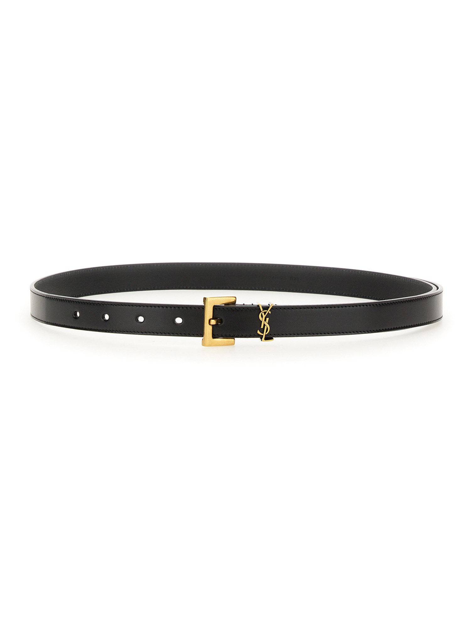 Saint Laurent saint laurent cassandras thin belt