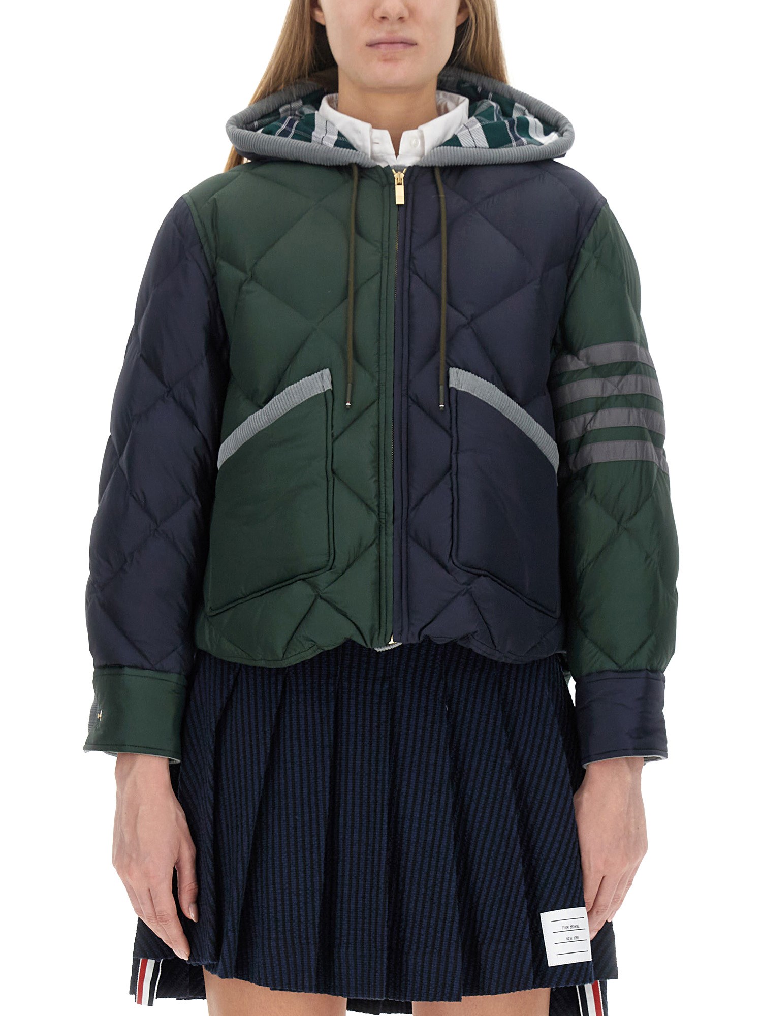 Thom Browne thom browne down jacket with hood