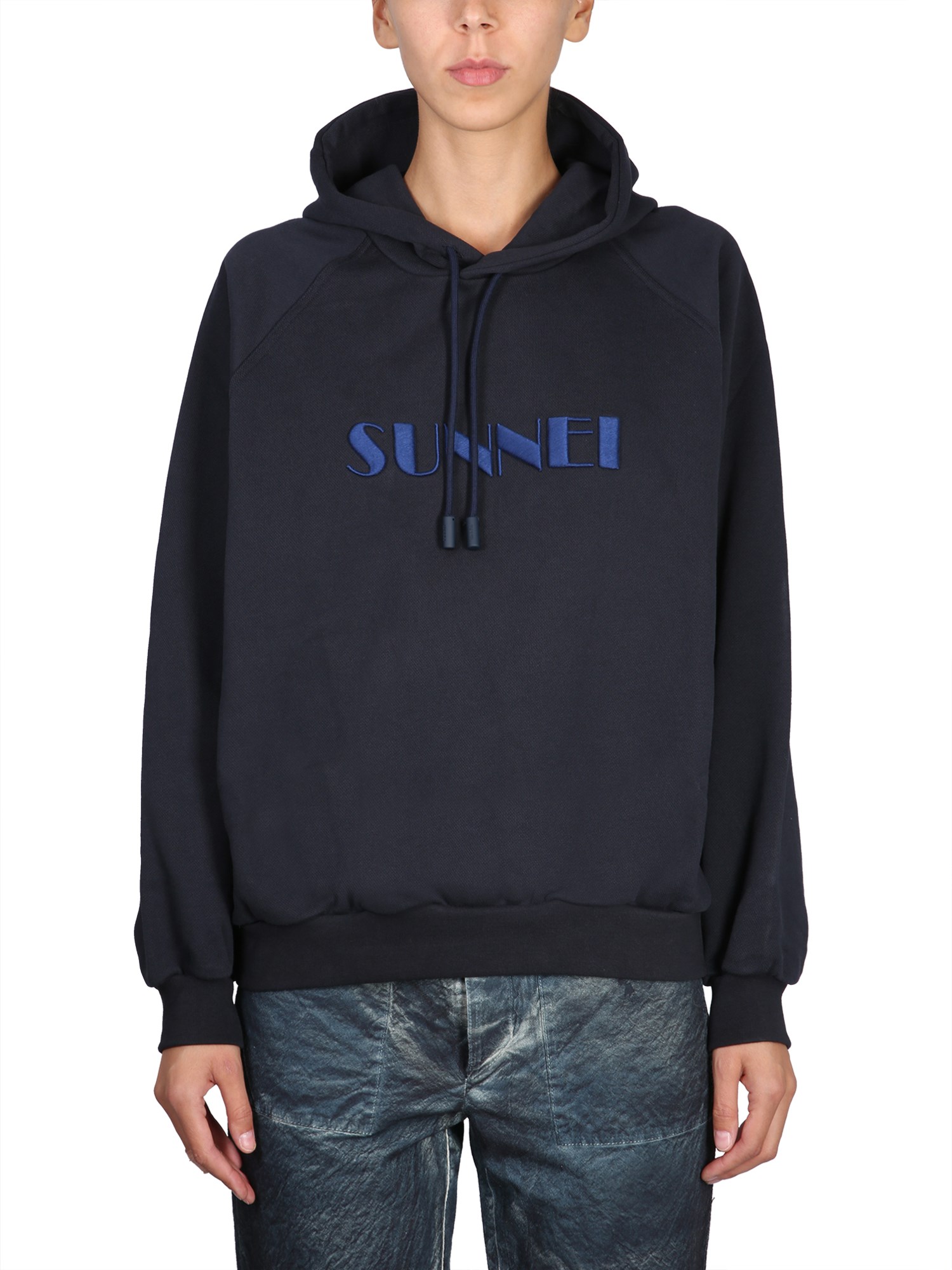 Sunnei sunnei sweatshirt with logo embroidery