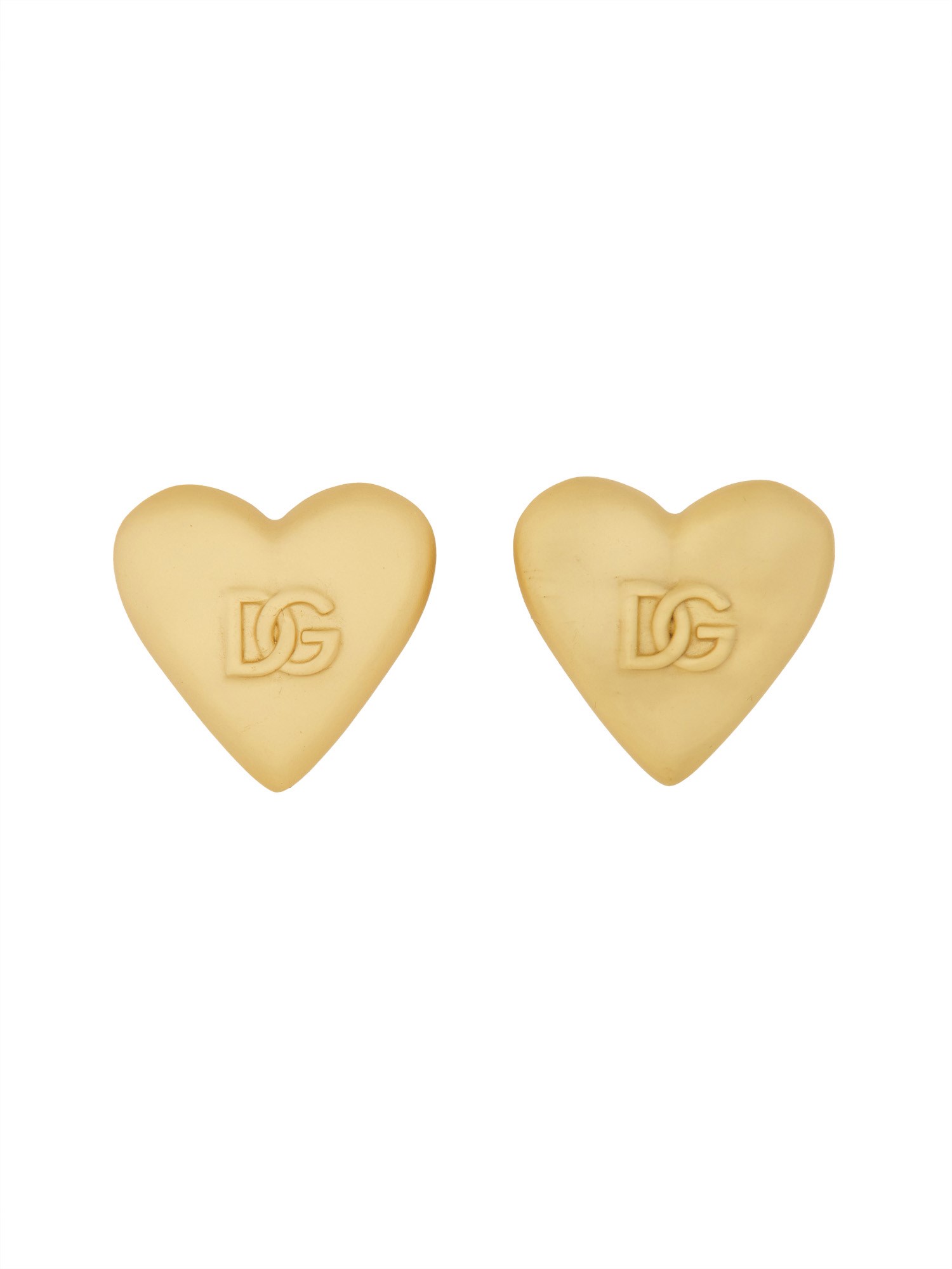 Dolce & Gabbana dolce & gabbana heart earrings with dg logo