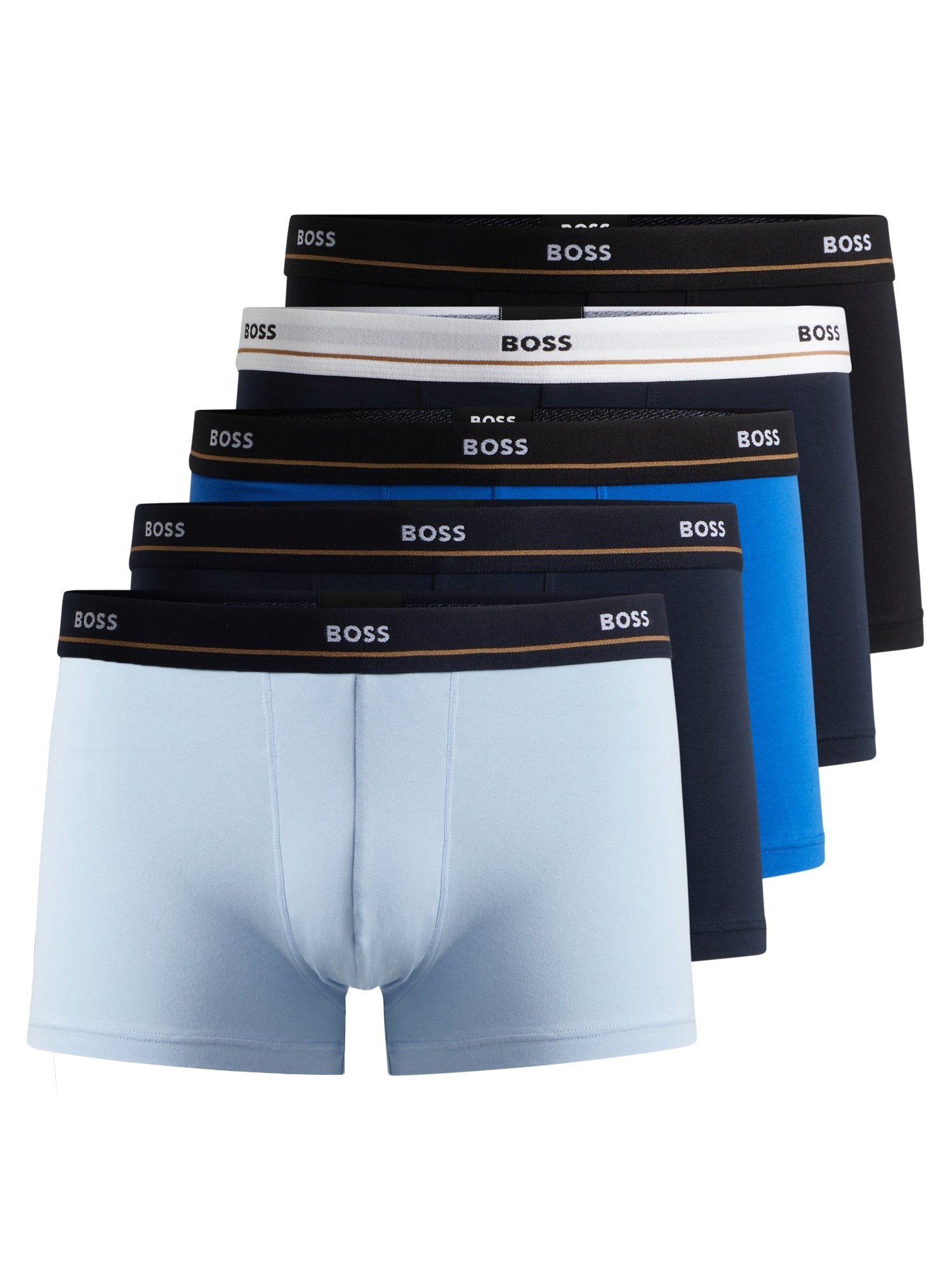 BOSS boss pack of five boxer shorts