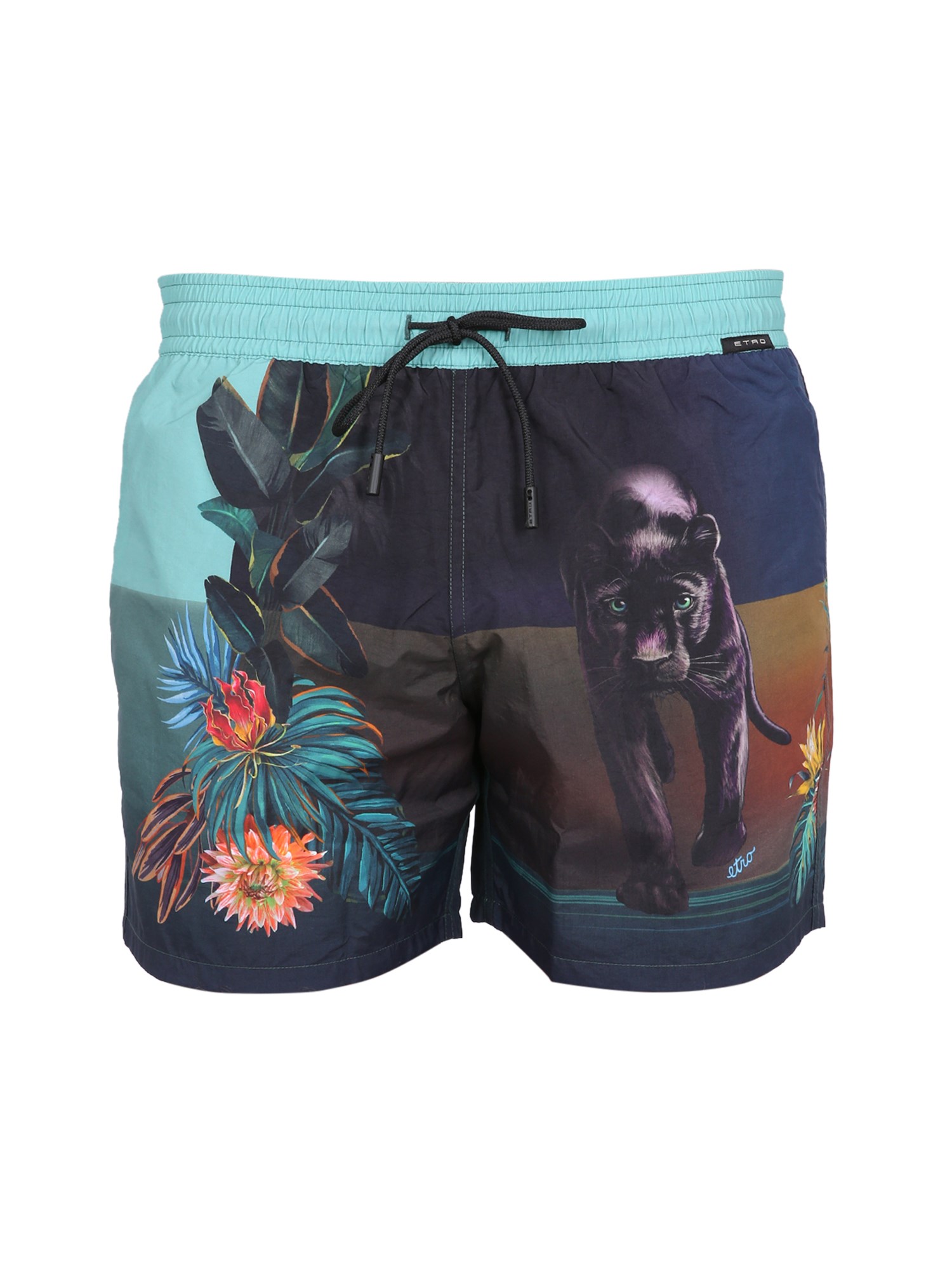 Etro etro boxer swimsuit with print