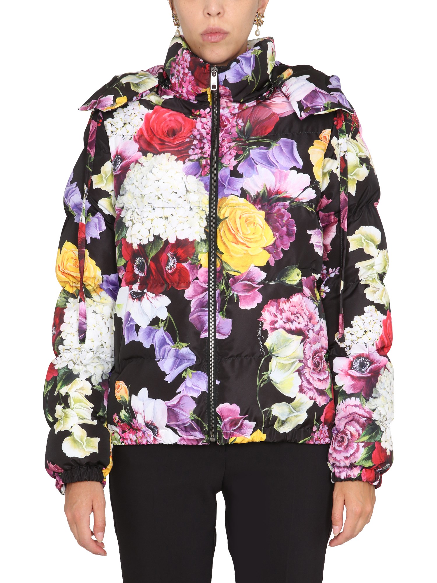 Dolce & Gabbana dolce & gabbana floral print padded down jacket