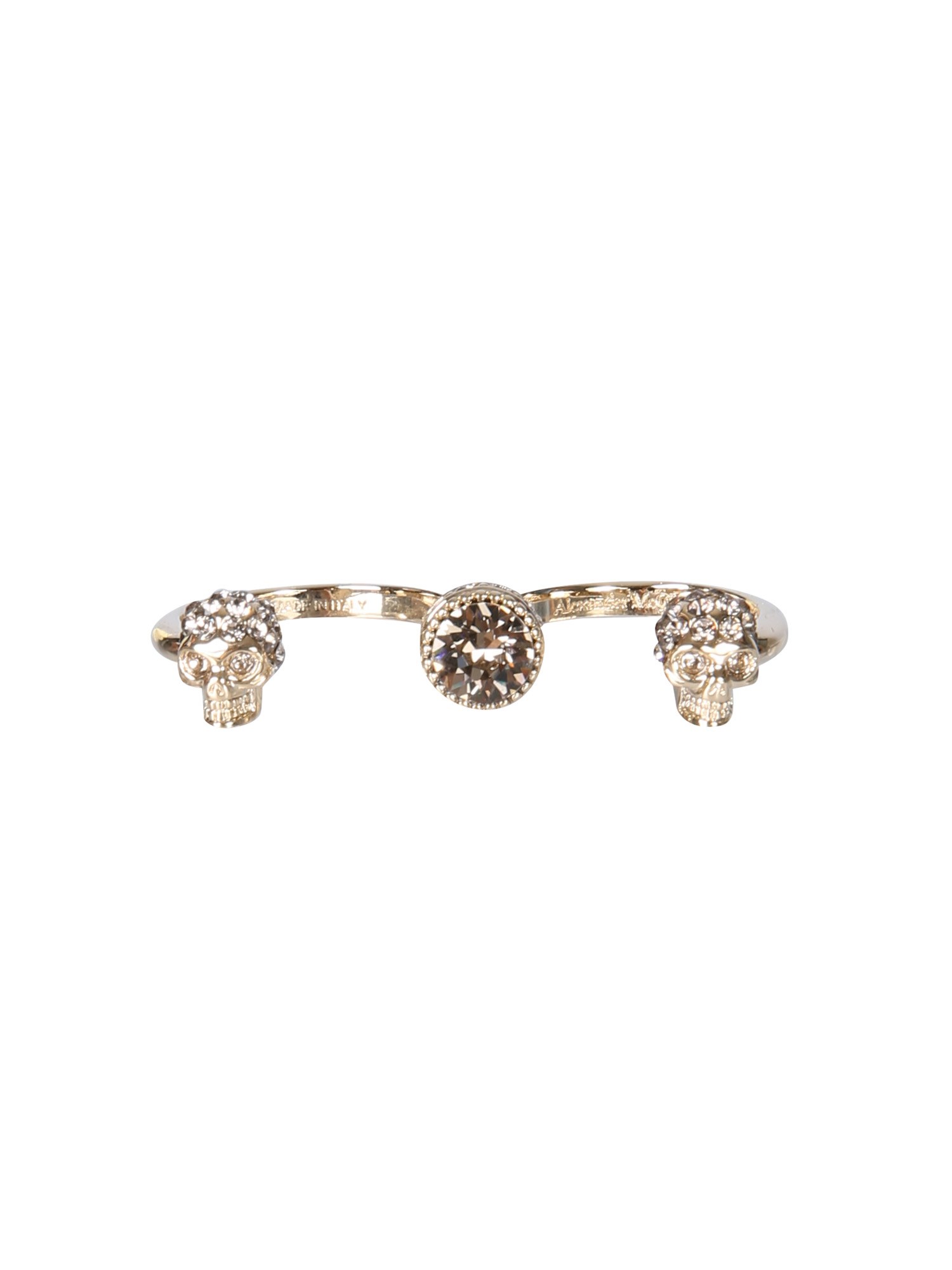 Alexander McQueen alexander mcqueen double ring skull