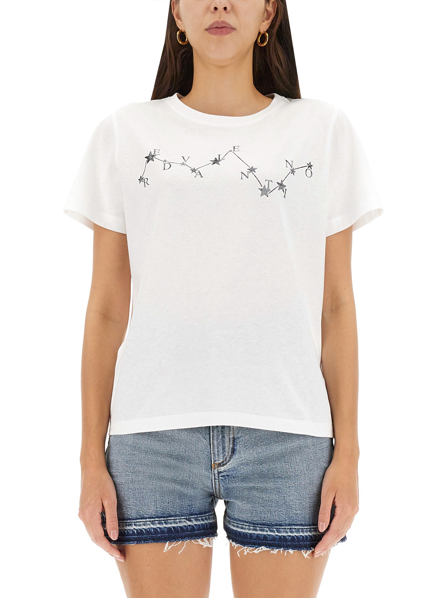 Red Valentino red valentino logo print t-shirt