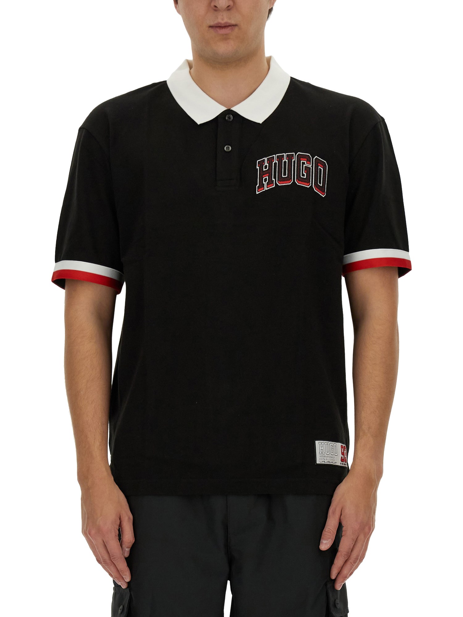 Hugo hugo cotton pique "dillet" polo shirt