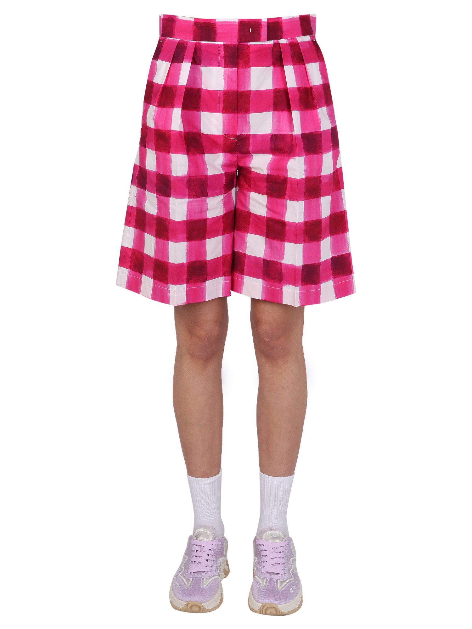 Msgm msgm "check" shorts