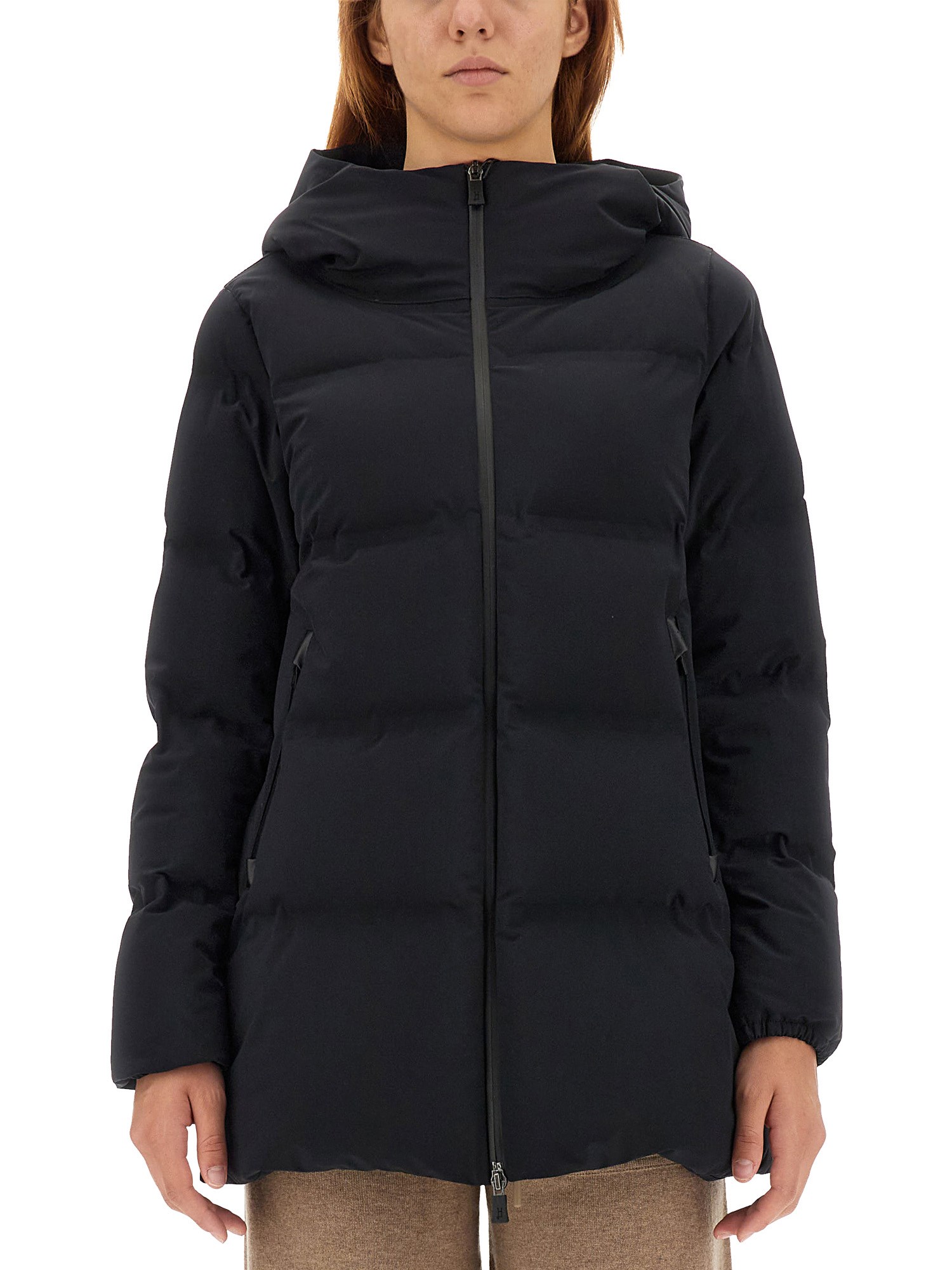 Herno herno down jacket with hood