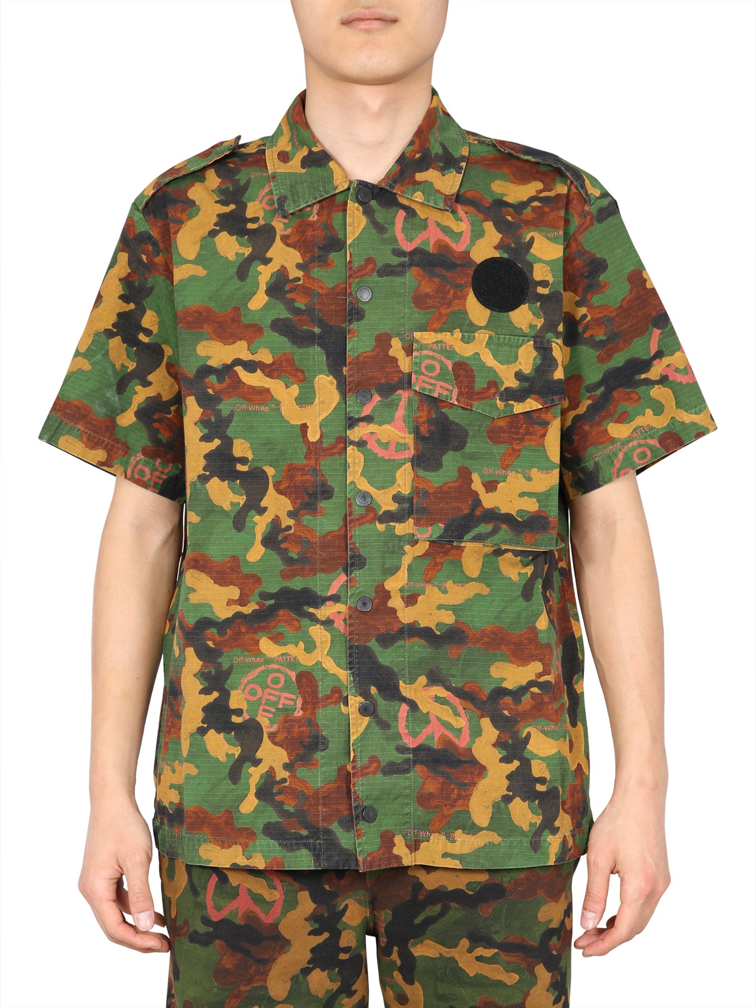 OFF-WHITE off-white camouflage shirt