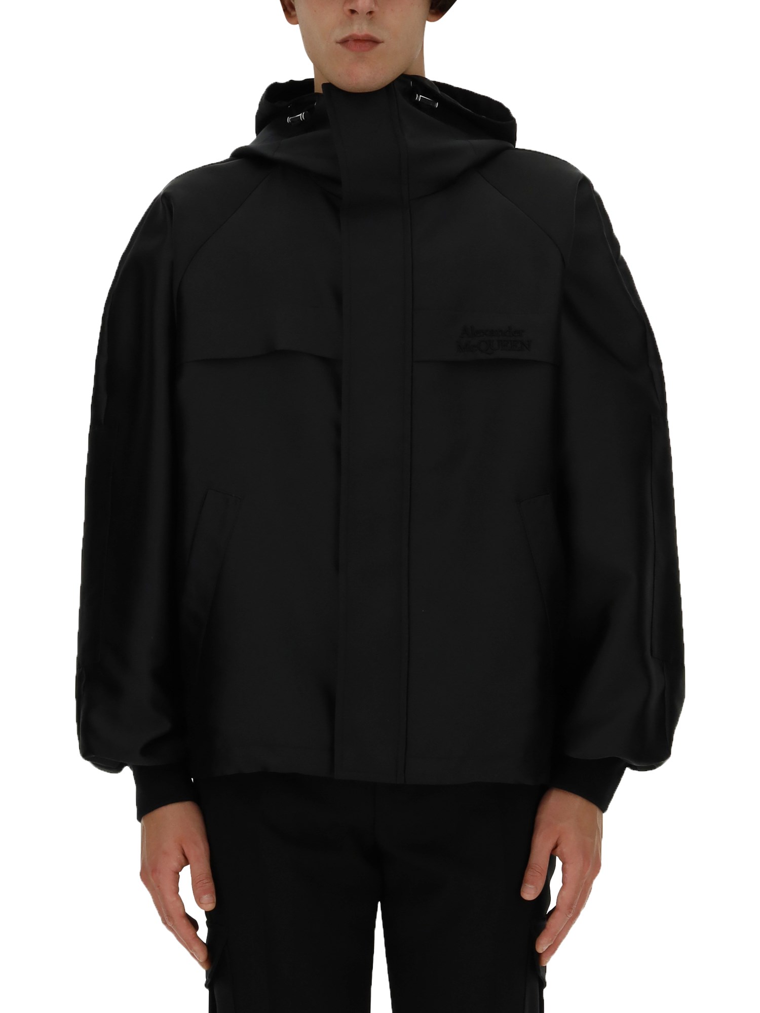 Alexander McQueen alexander mcqueen windbreaker "graffiti"