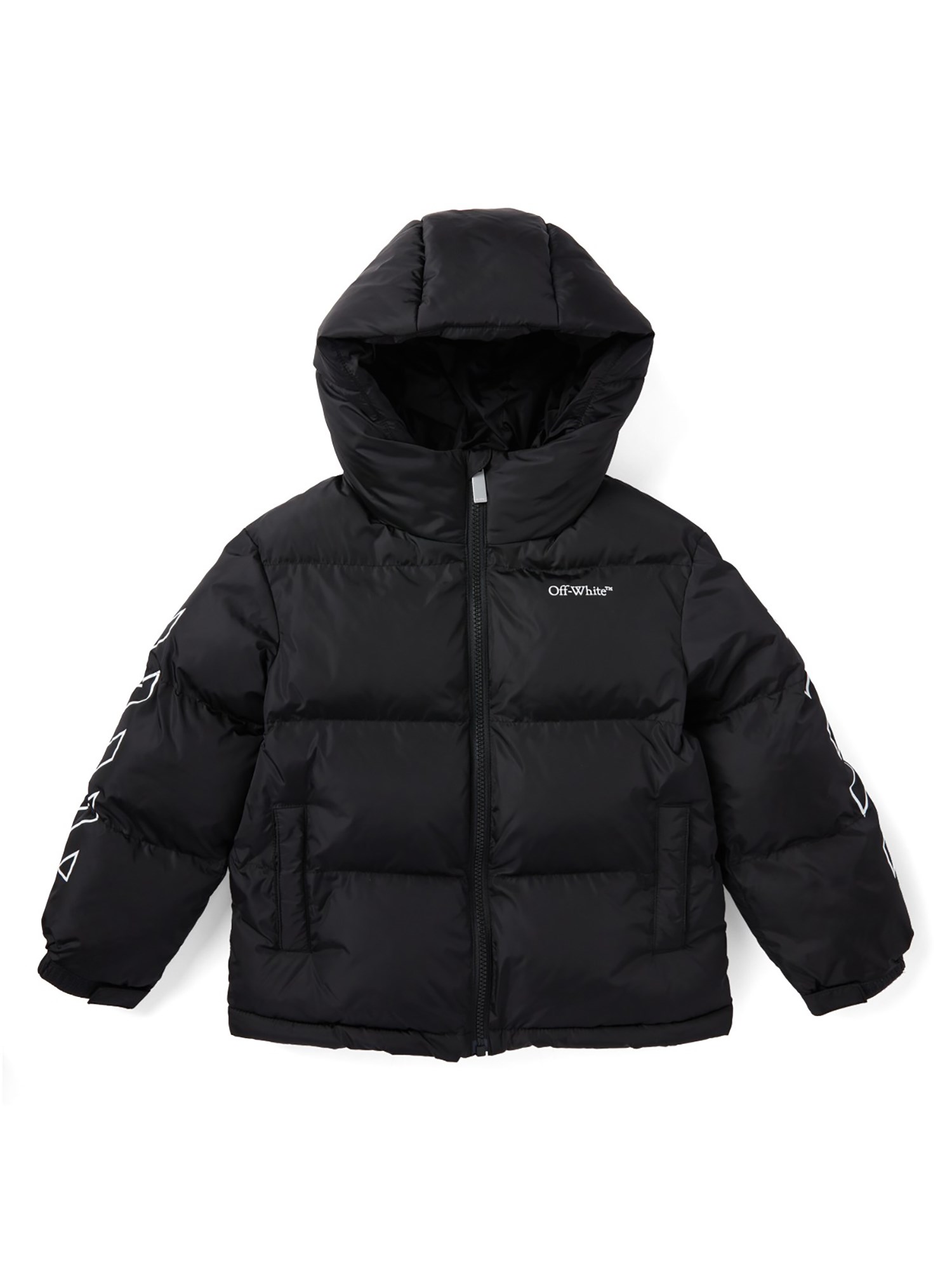 OFF-WHITE off-white bookish diag short puffer