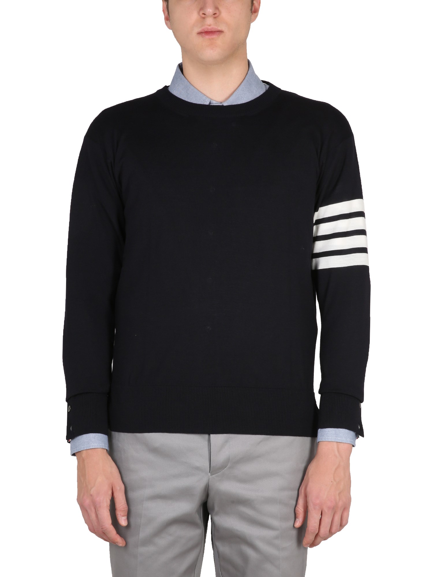 Thom Browne thom browne 4bar stripe jersey