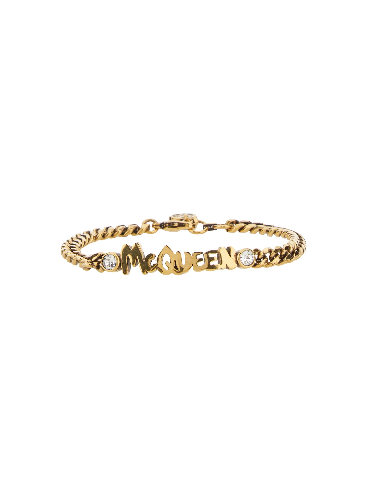 Alexander McQueen alexander mcqueen gold graffiti bracelet