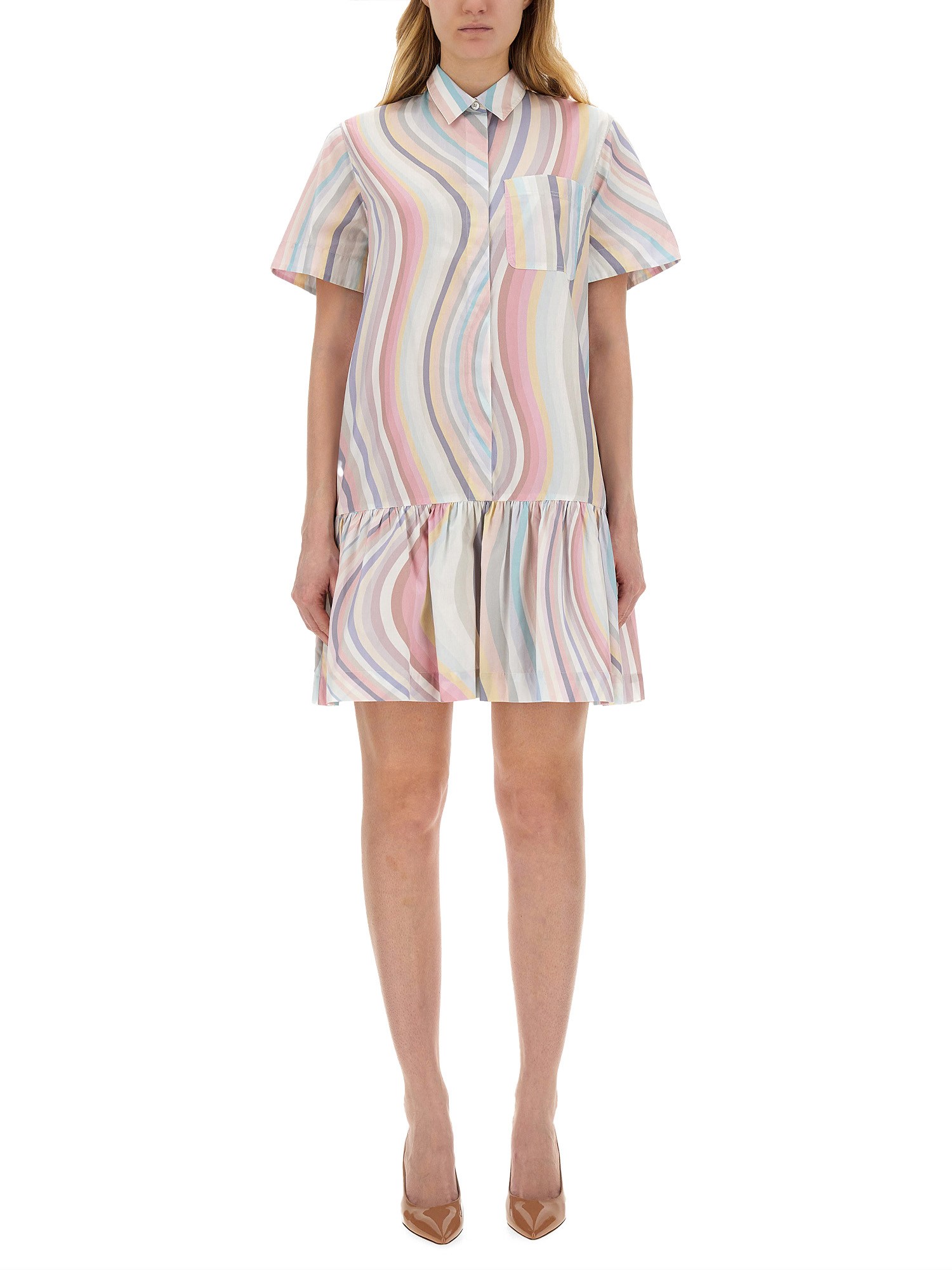  ps by paul smith "swirl" chemisier dress