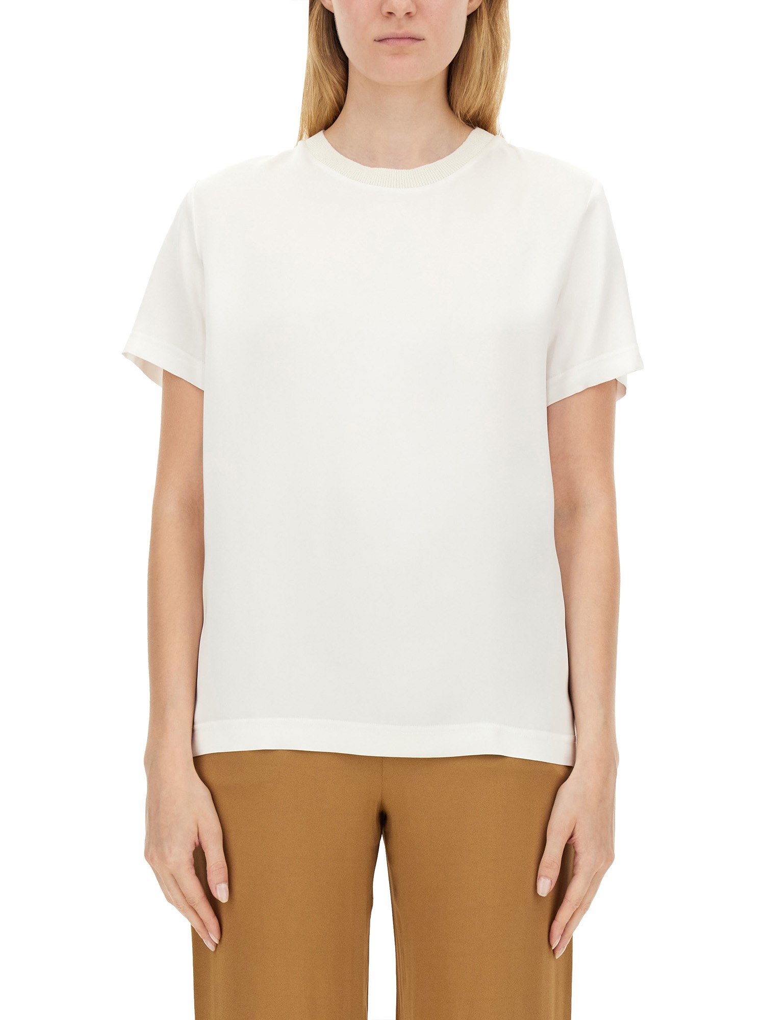 Fabiana Filippi fabiana filippi satin t-shirt