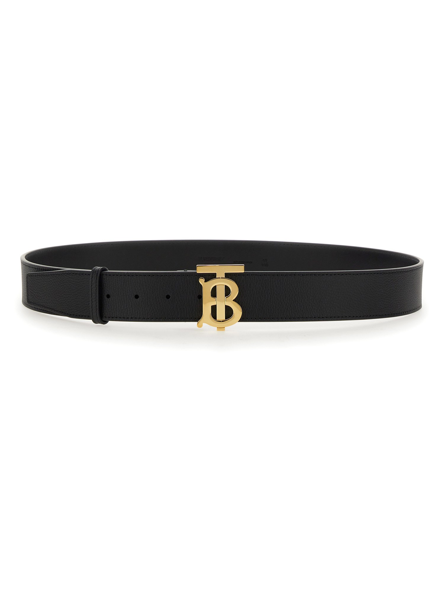 Burberry burberry leather belt