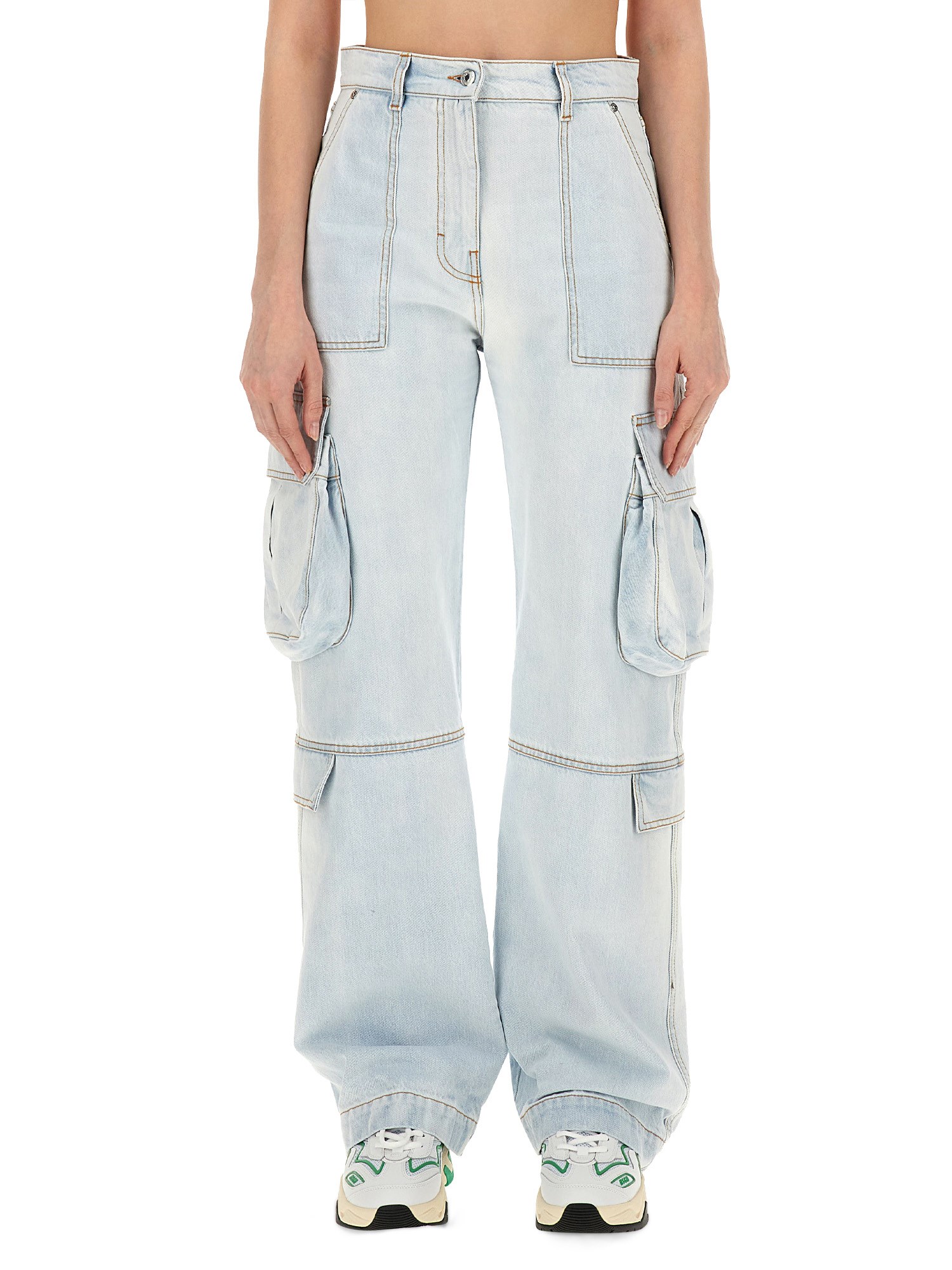 Msgm msgm denim cargo pants