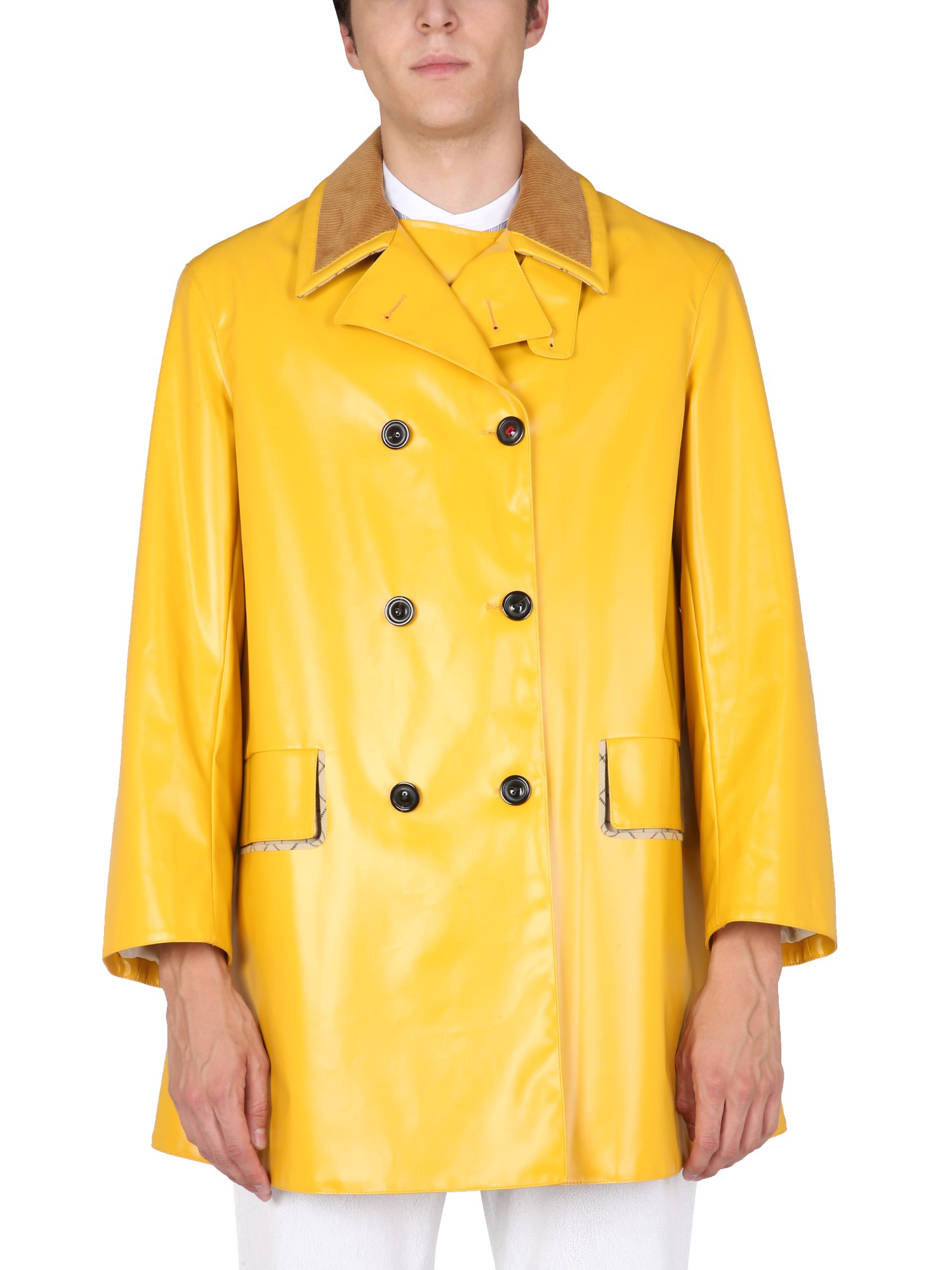 Maison Margiela maison margiela coated canvas coat