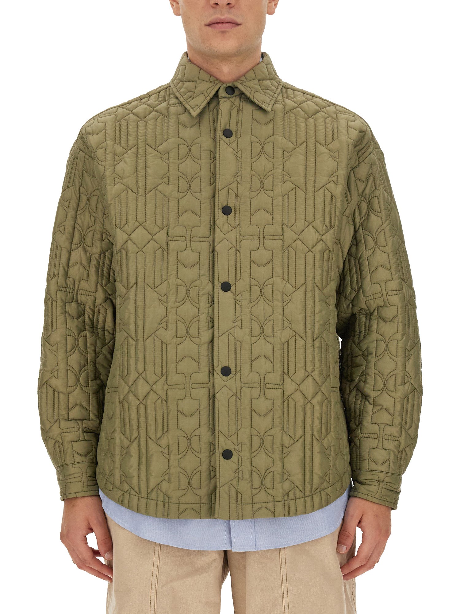 PALM ANGELS palm angels monogram shirt