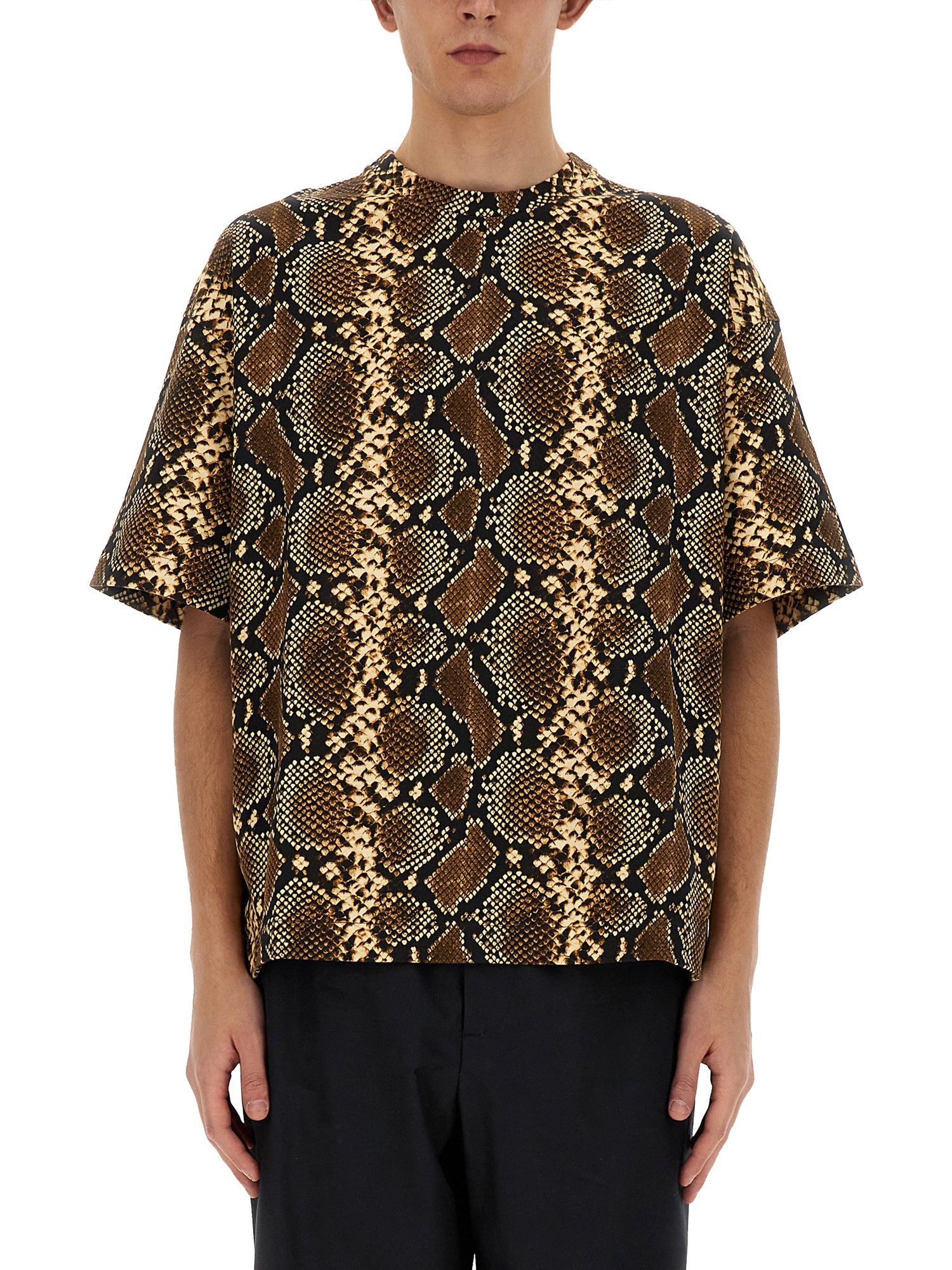 Jil Sander jil sander t-shirt with animal pattern