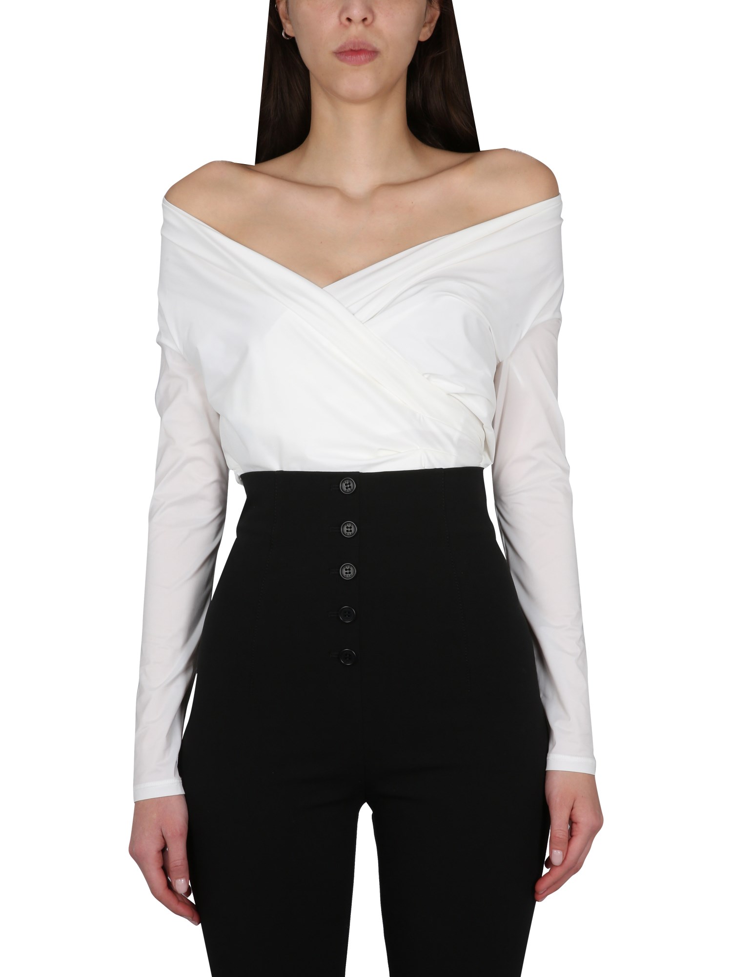 Philosophy Di Lorenzo Serafini philosophy di lorenzo serafini crop shirt