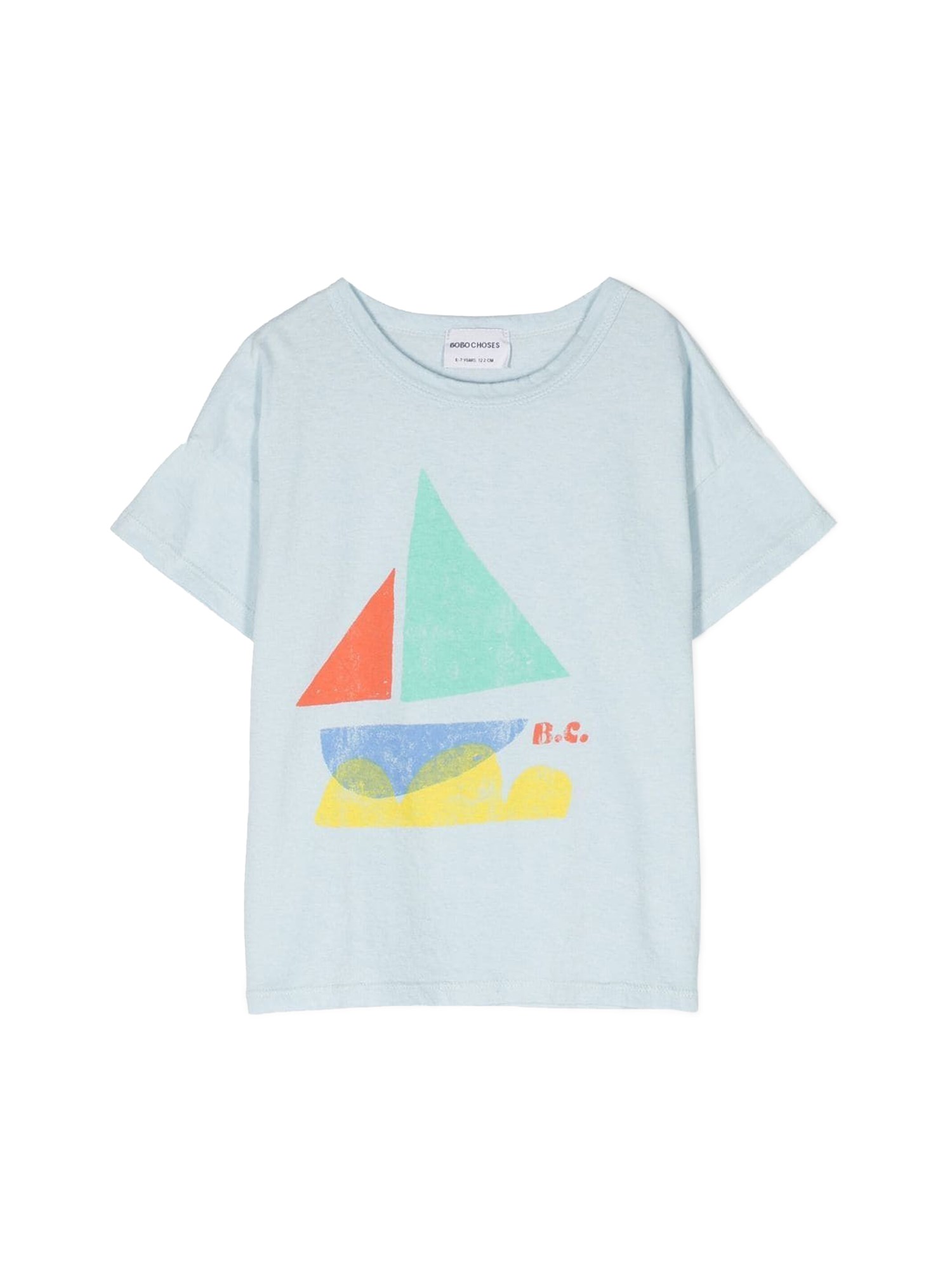 Bobo Choses bobo choses sail boat t-shirt