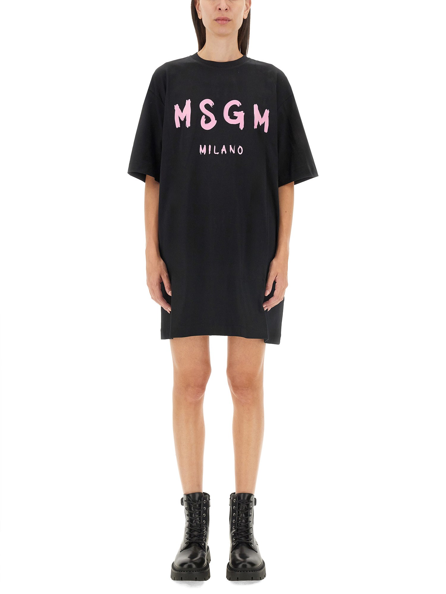 Msgm msgm dress with logo