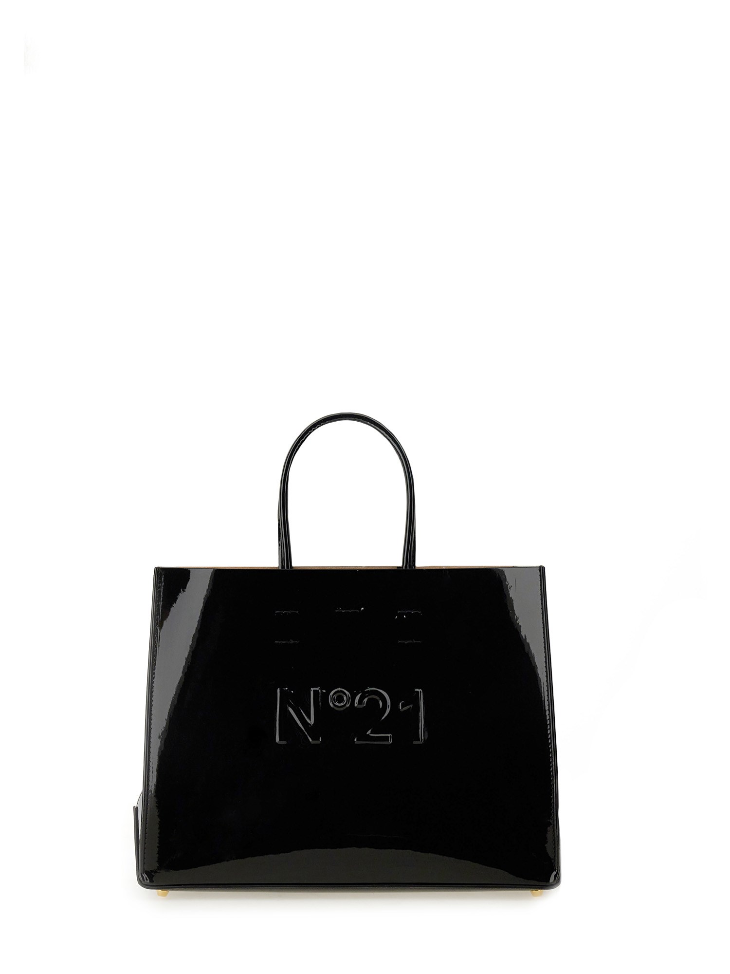  n°21 shopper bag with logo