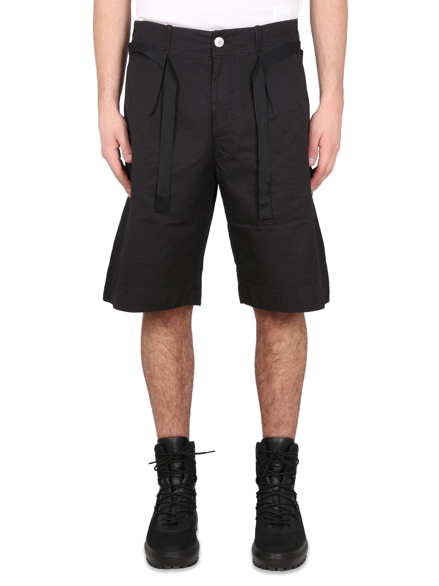 Stone Island Shadow Project stone island shadow project belted bermuda shorts