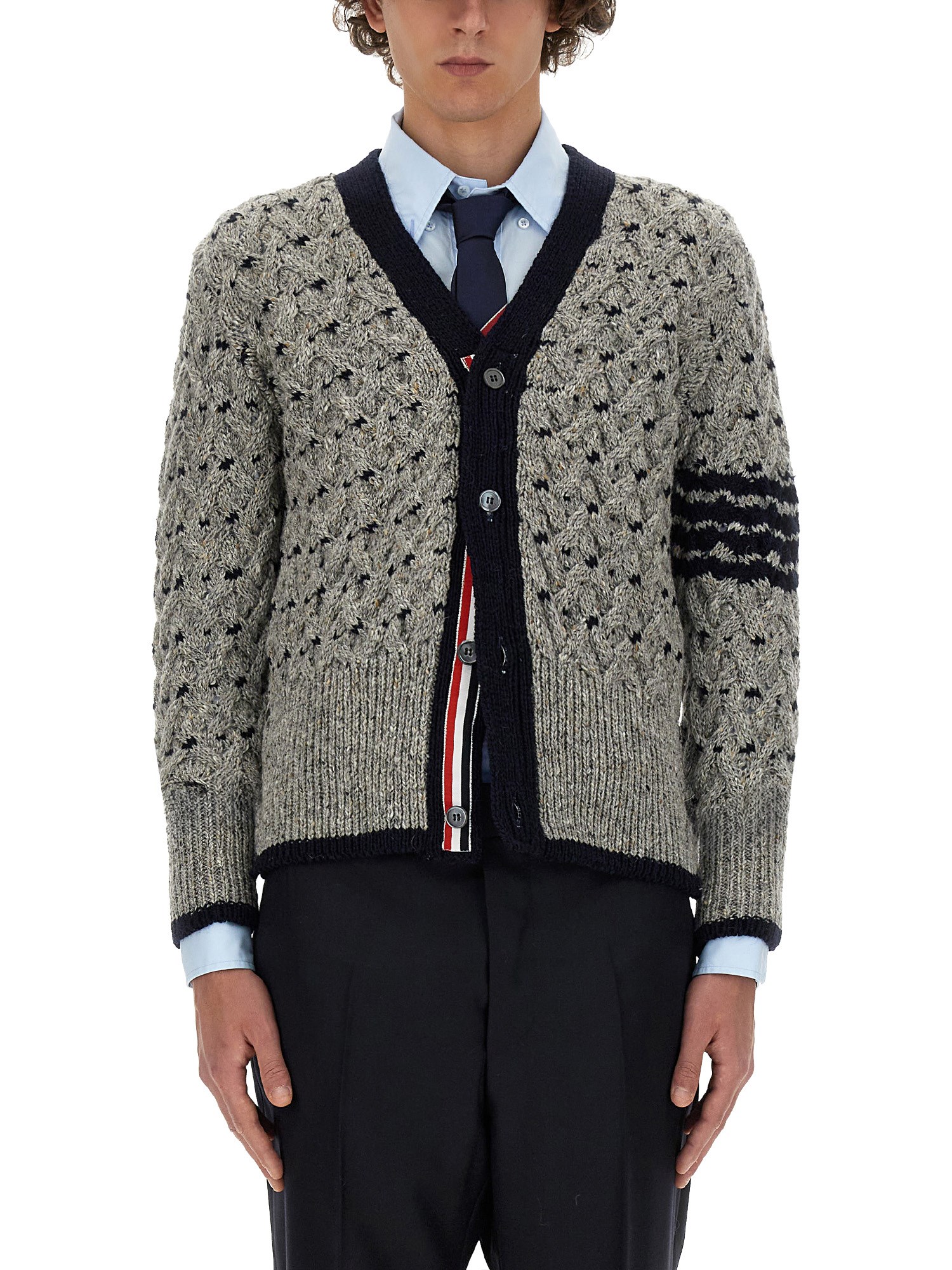 Thom Browne thom browne "4 bar stripes" cardigan