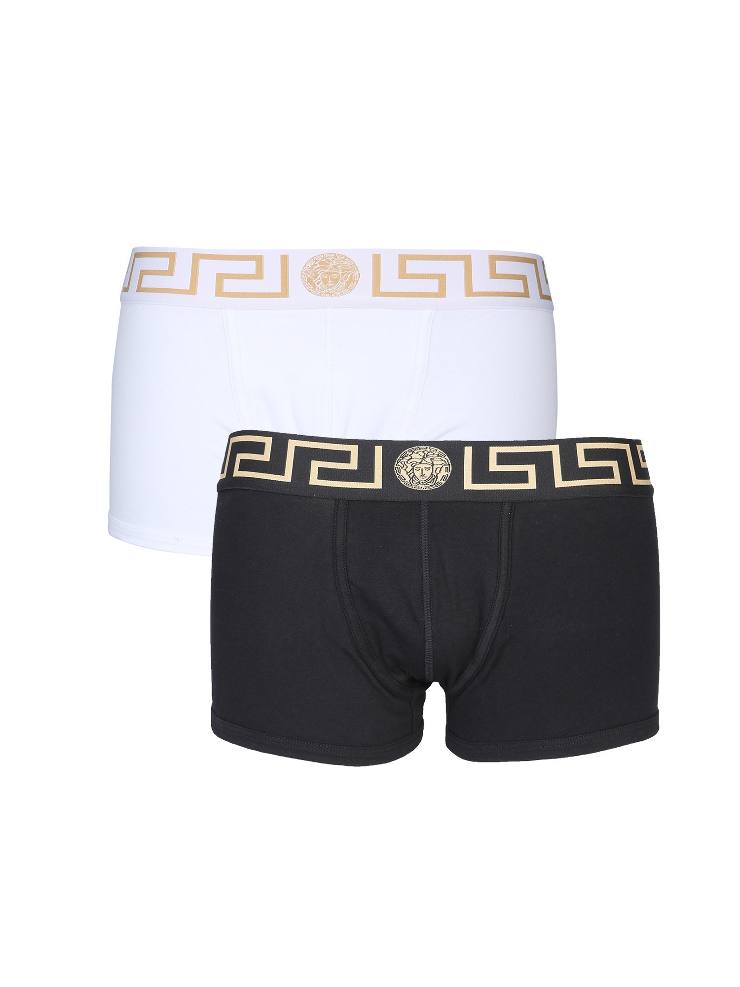 Versace versace pack of two boxer shorts with greek