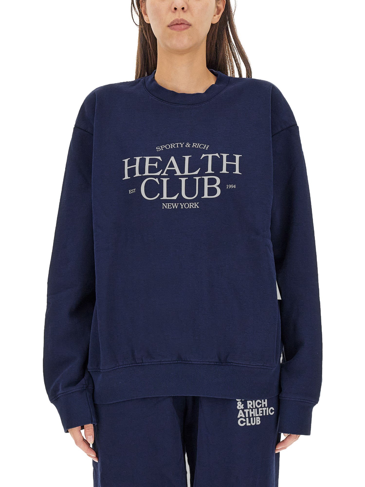 Sporty & Rich sporty & rich sweatshirt with logo