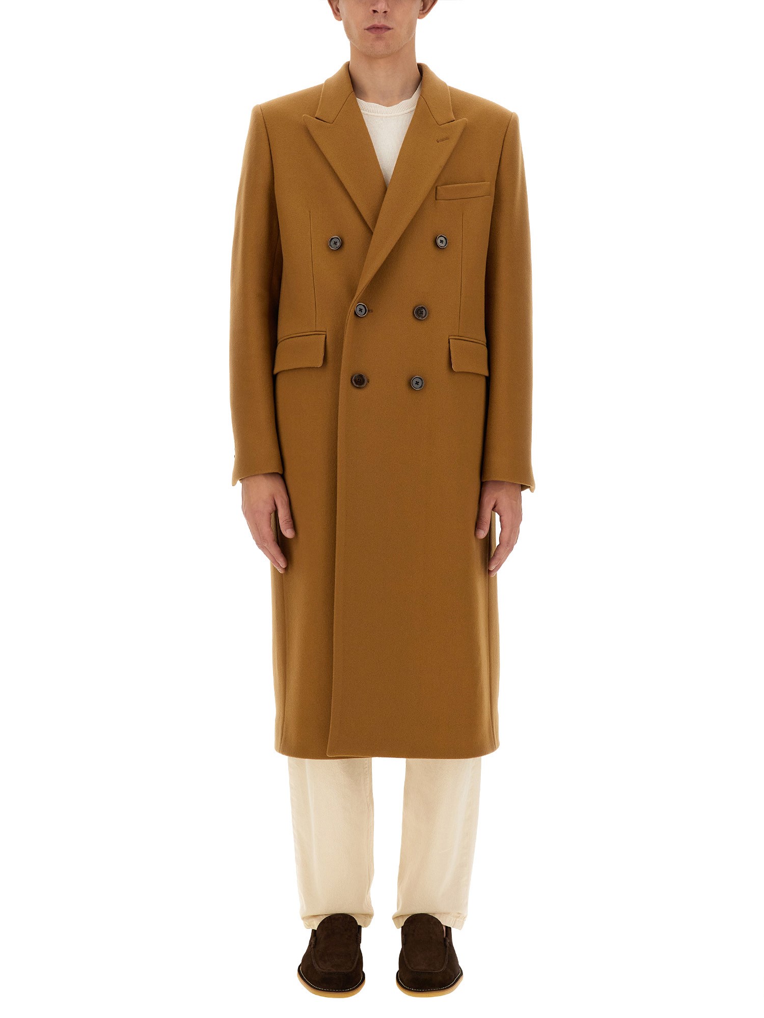 Lardini lardini double-breasted coat