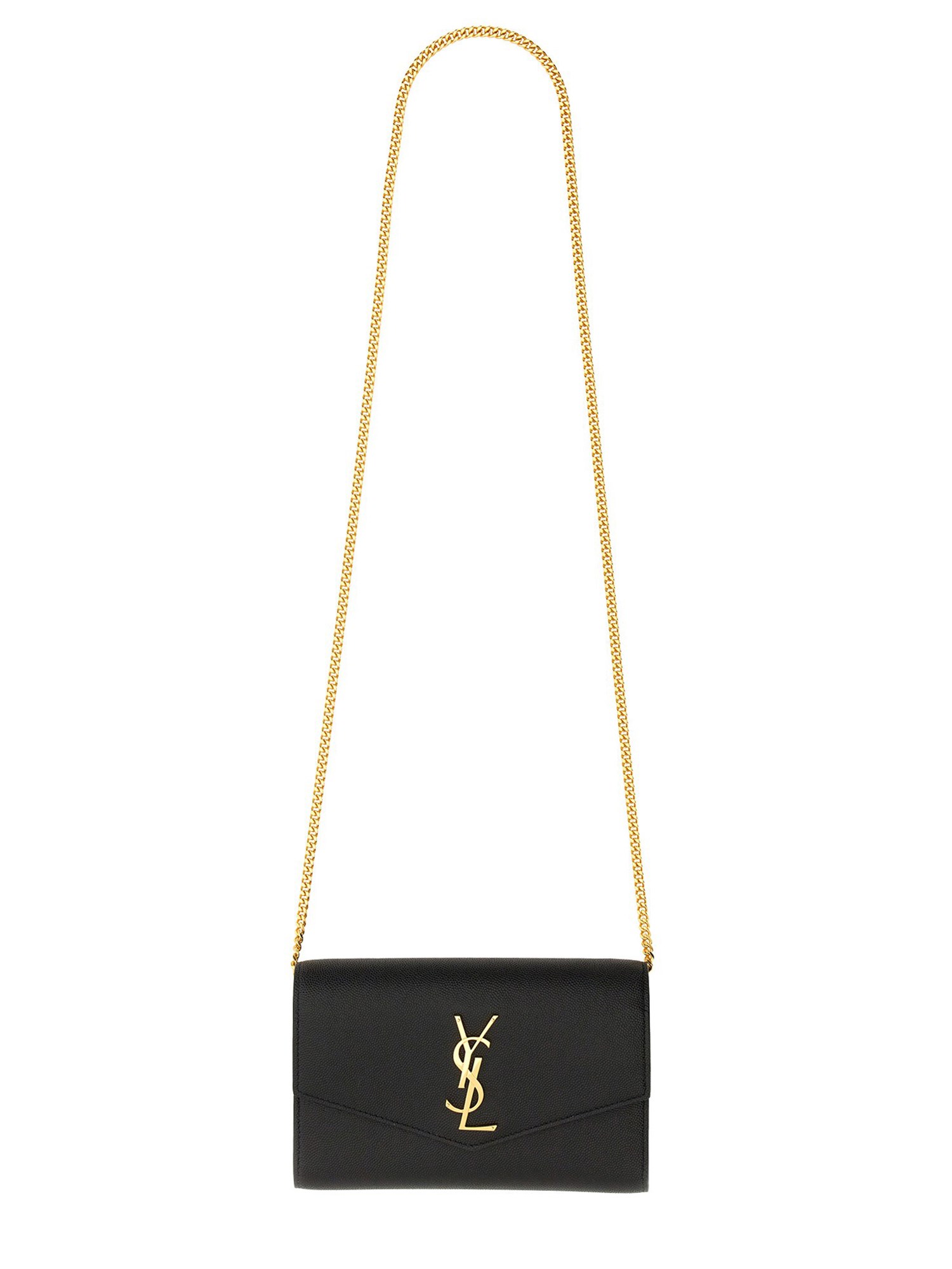 Saint Laurent saint laurent uptown wallet with chain