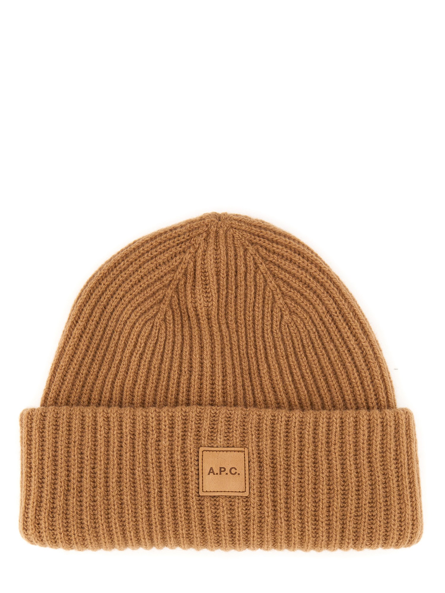 A.P.C. a. p.c. beanie hat with logo