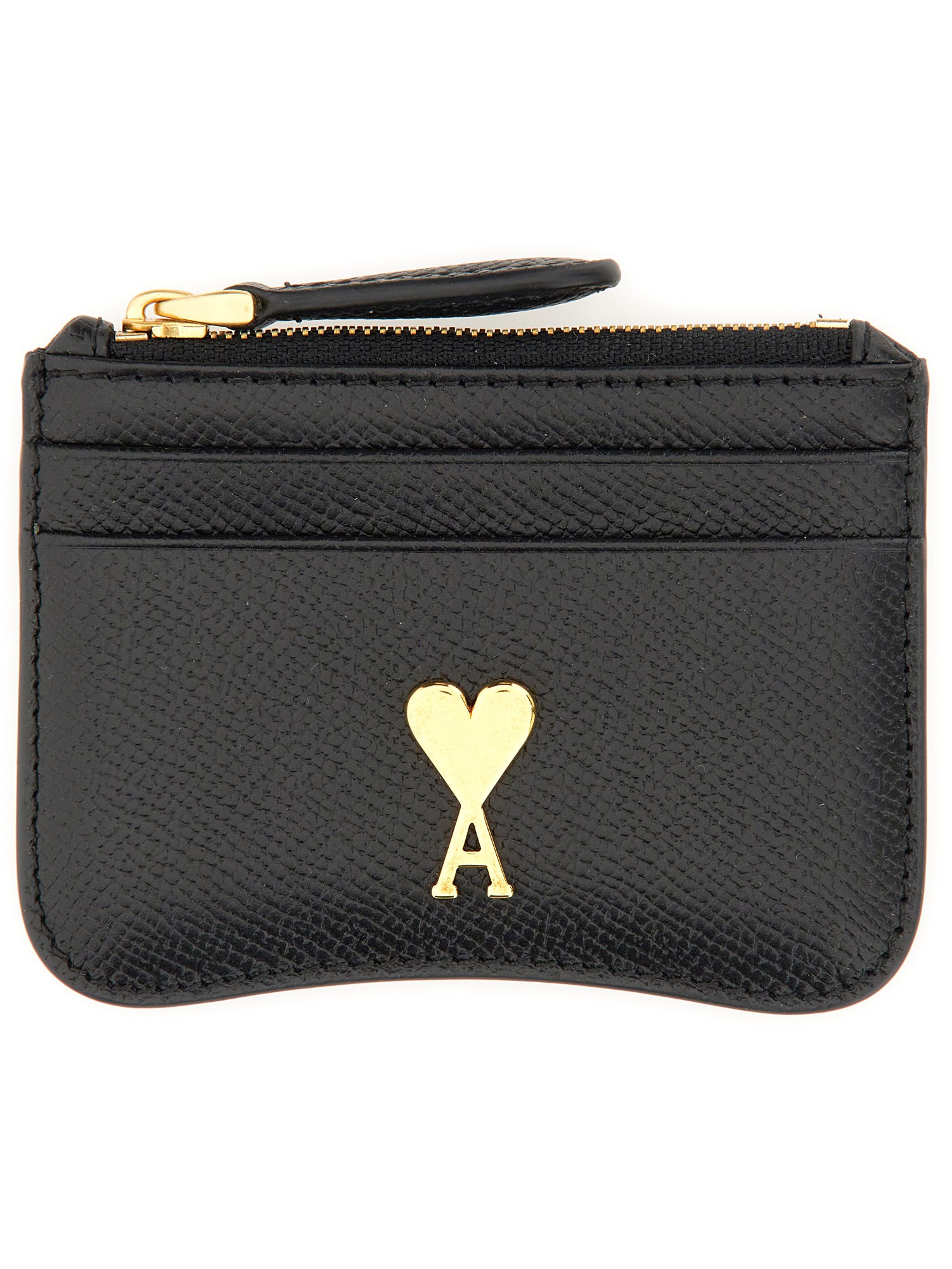 Ami Paris ami paris zippered card case "ami de coeur"