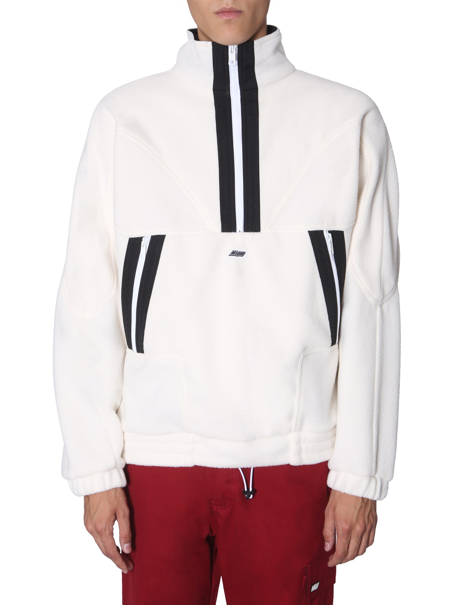 Msgm msgm zip sweatshirt