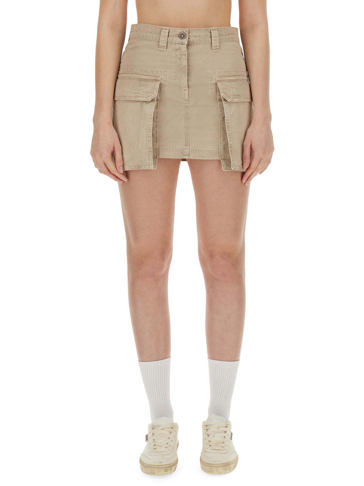 Golden Goose golden goose mini cargo skirt