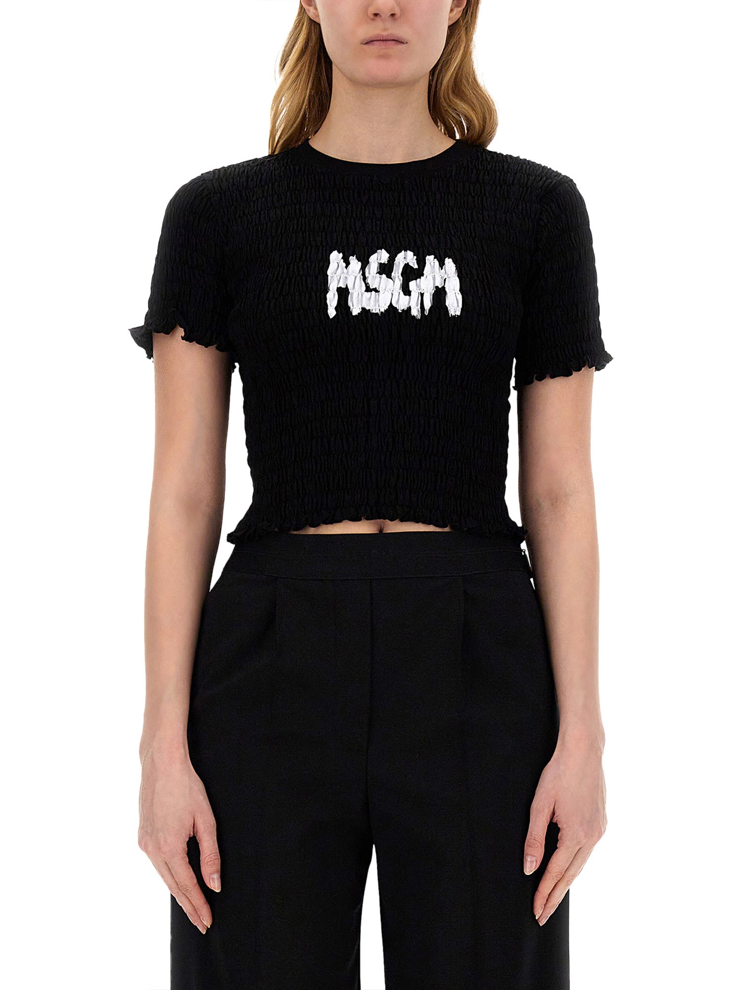 Msgm msgm t-shirt with logo